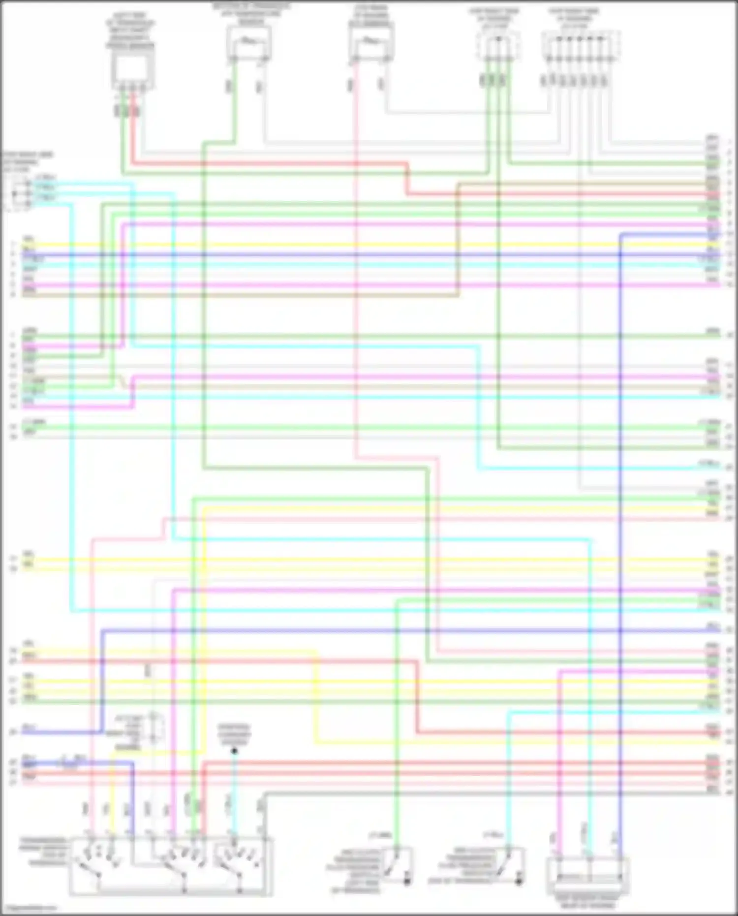 Wiring diagram ect sensor 1 for Honda Odyssey V (2013-2017) (5 of 5)