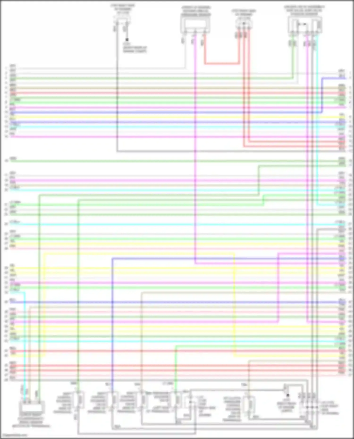Wiring diagram egr valve/ egr valve position sensor for Honda Odyssey V (2013-2017) (2 of 2)