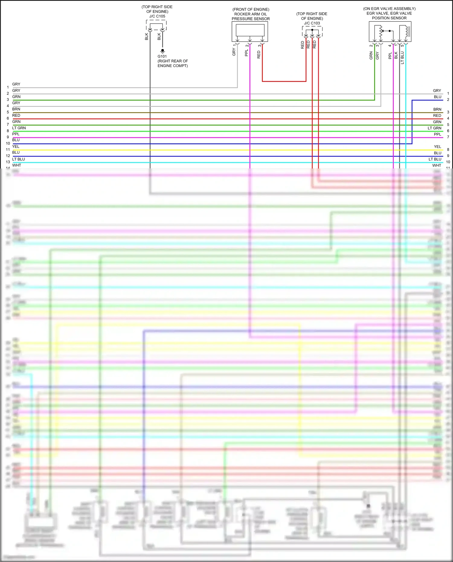 Wiring diagram gry for Honda Odyssey V (2013-2017) (130 of 133)