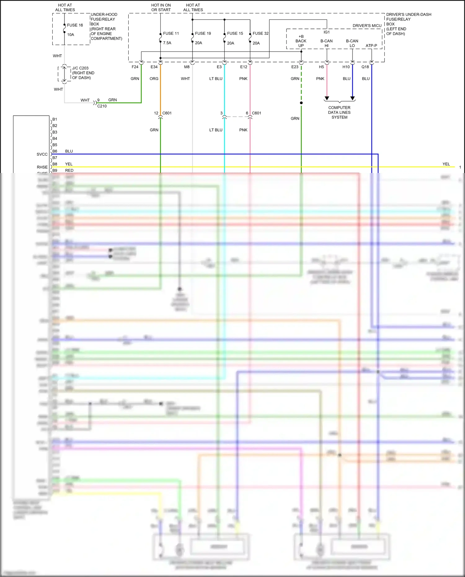 Wiring diagram gry for Honda Odyssey V (2013-2017) (65 of 133)