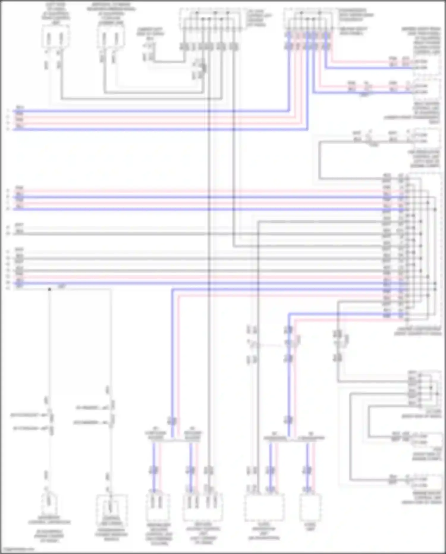 Wiring diagram keyless access control unit for Honda Odyssey V (2013-2017) (22 of 22)