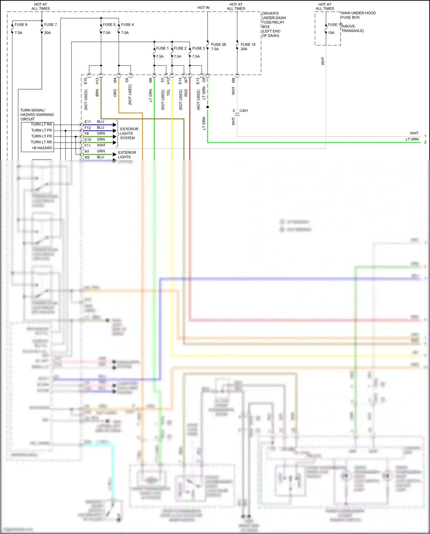 Wiring diagram lt blu for Honda Odyssey V (2013-2017) (81 of 133)