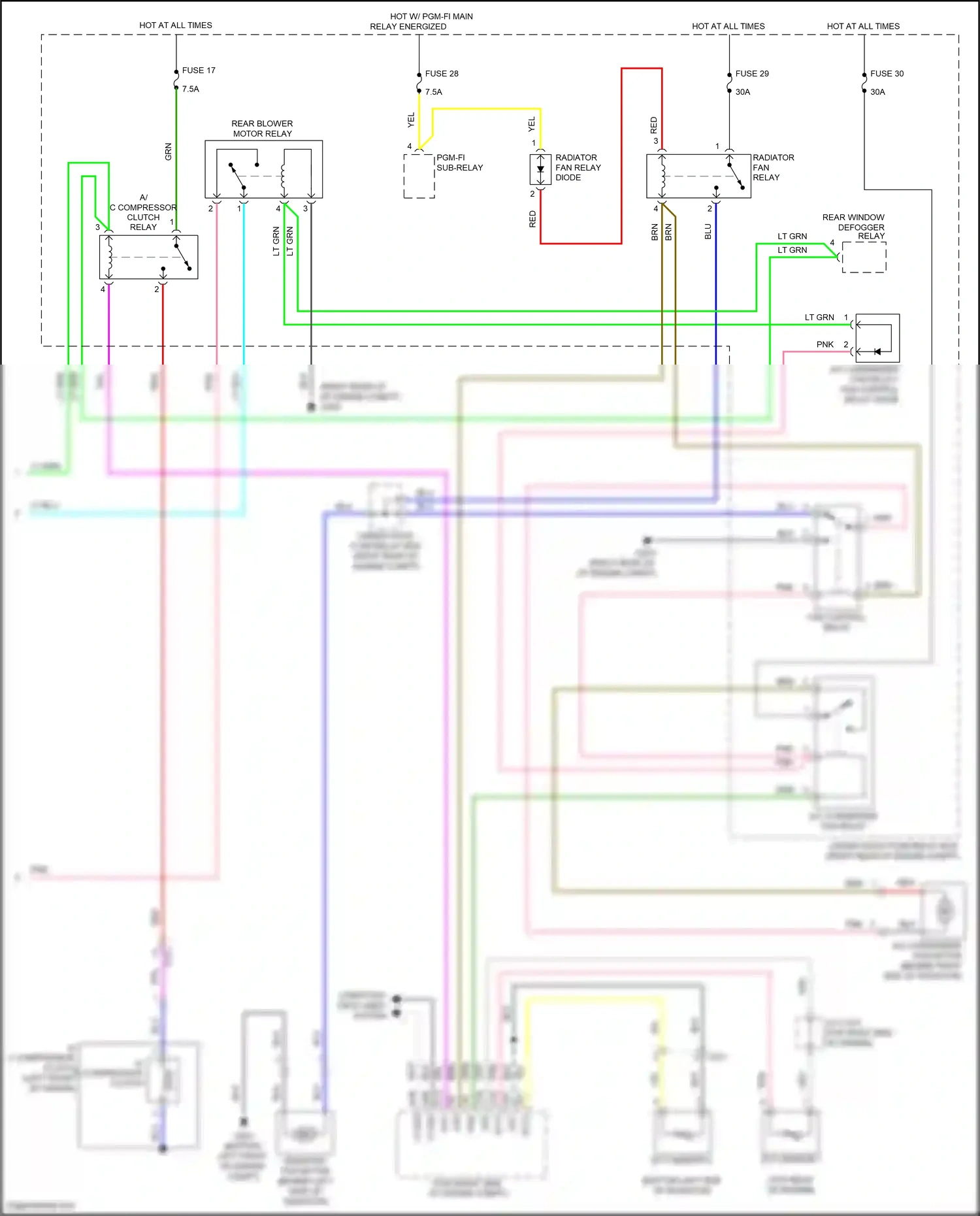 Wiring diagram lt blu for Honda Odyssey V (2013-2017) (60 of 133)