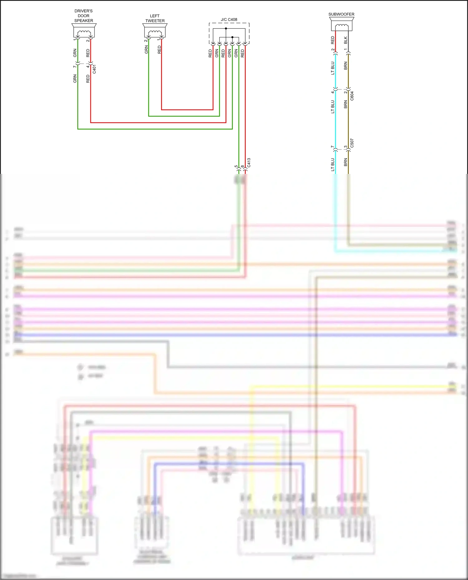 Wiring diagram lt blu for Honda Odyssey V (2013-2017) (7 of 133)