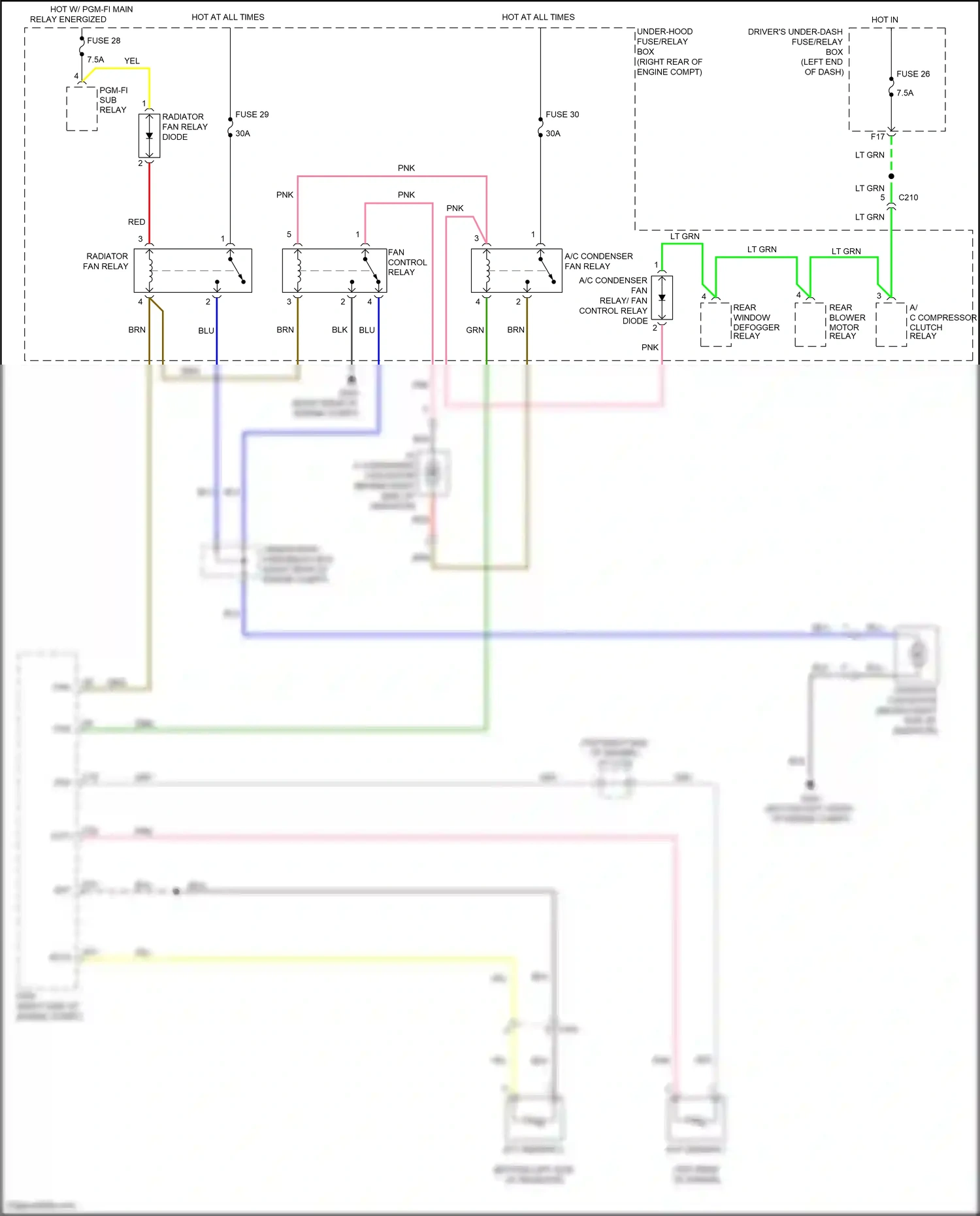 Wiring diagram lt grn for Honda Odyssey V (2013-2017) (52 of 103)