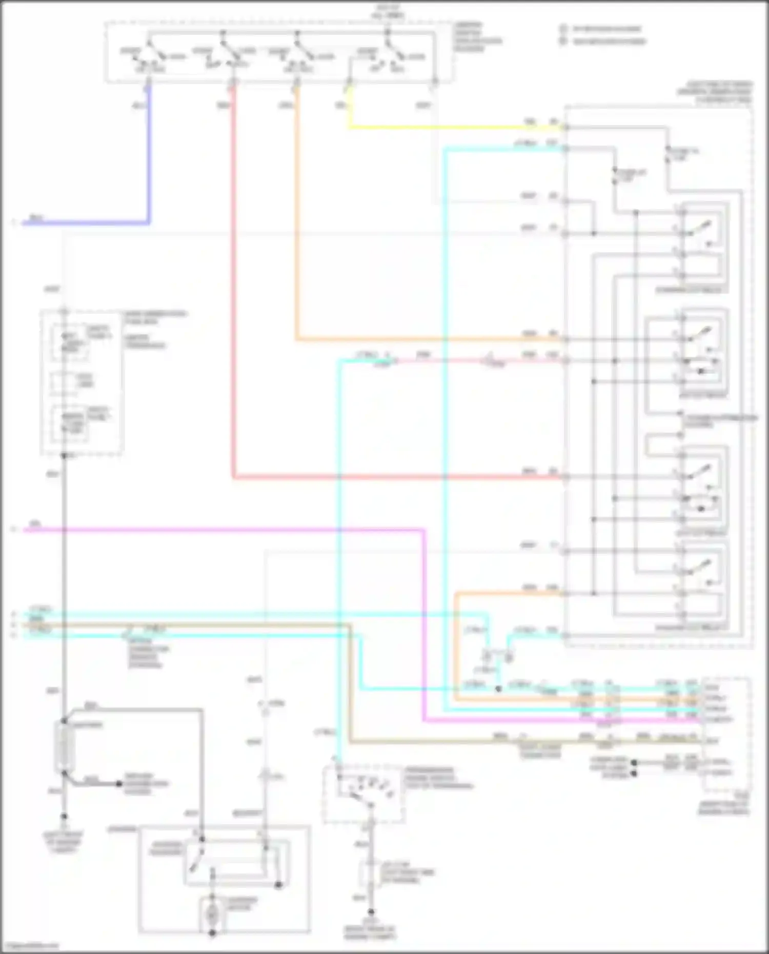 Wiring diagram multi fuse 3 for Honda Odyssey V (2013-2017) (8 of 9)