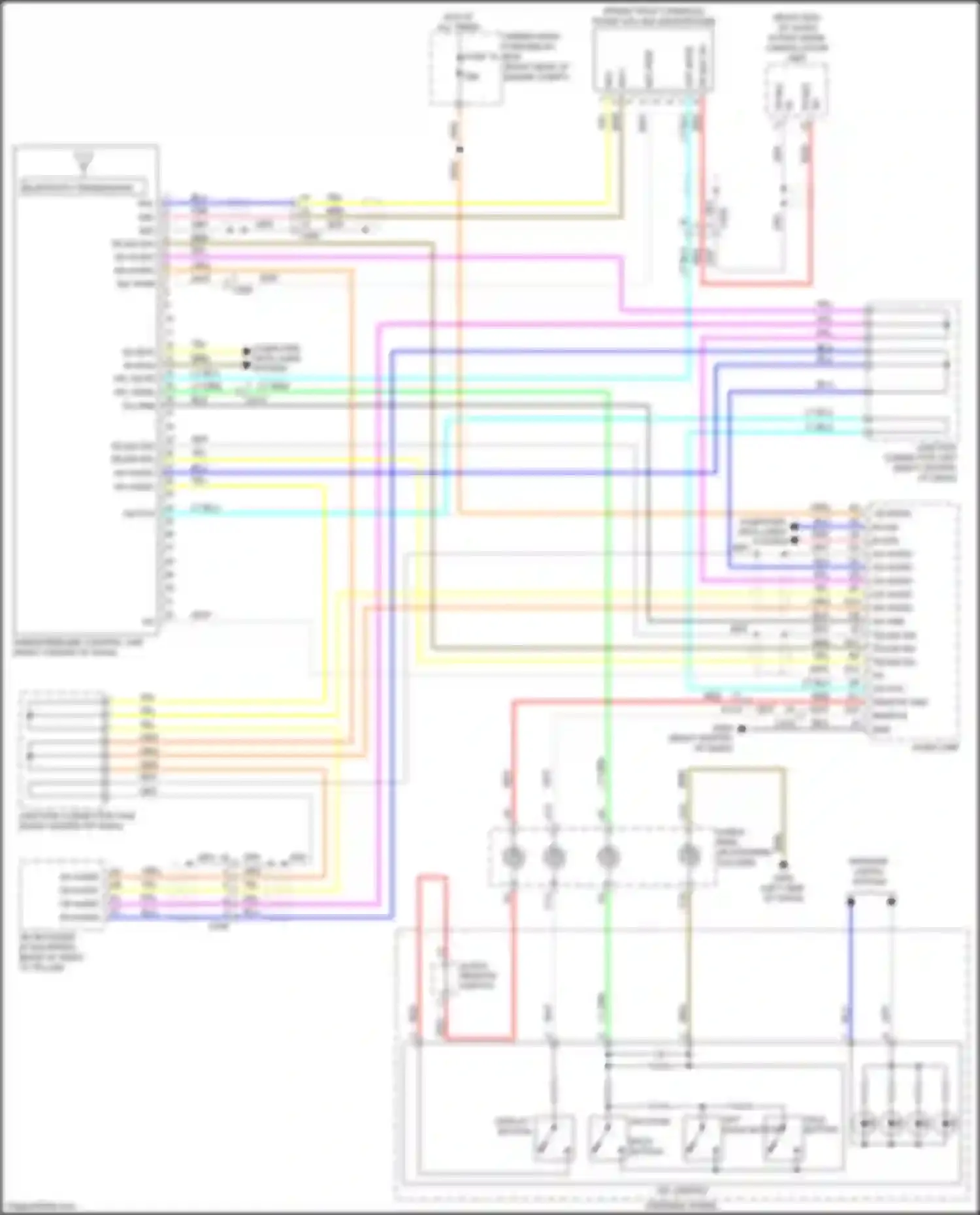 Wiring diagram off hook button for Honda Odyssey V (2013-2017) (1 of 5)