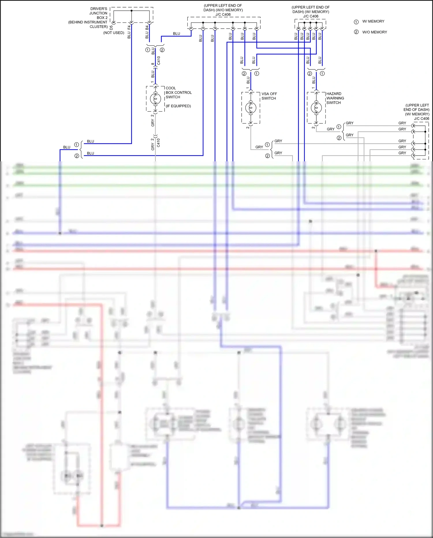 Wiring diagram on ind. for Honda Odyssey V (2013-2017) (1 of 2)