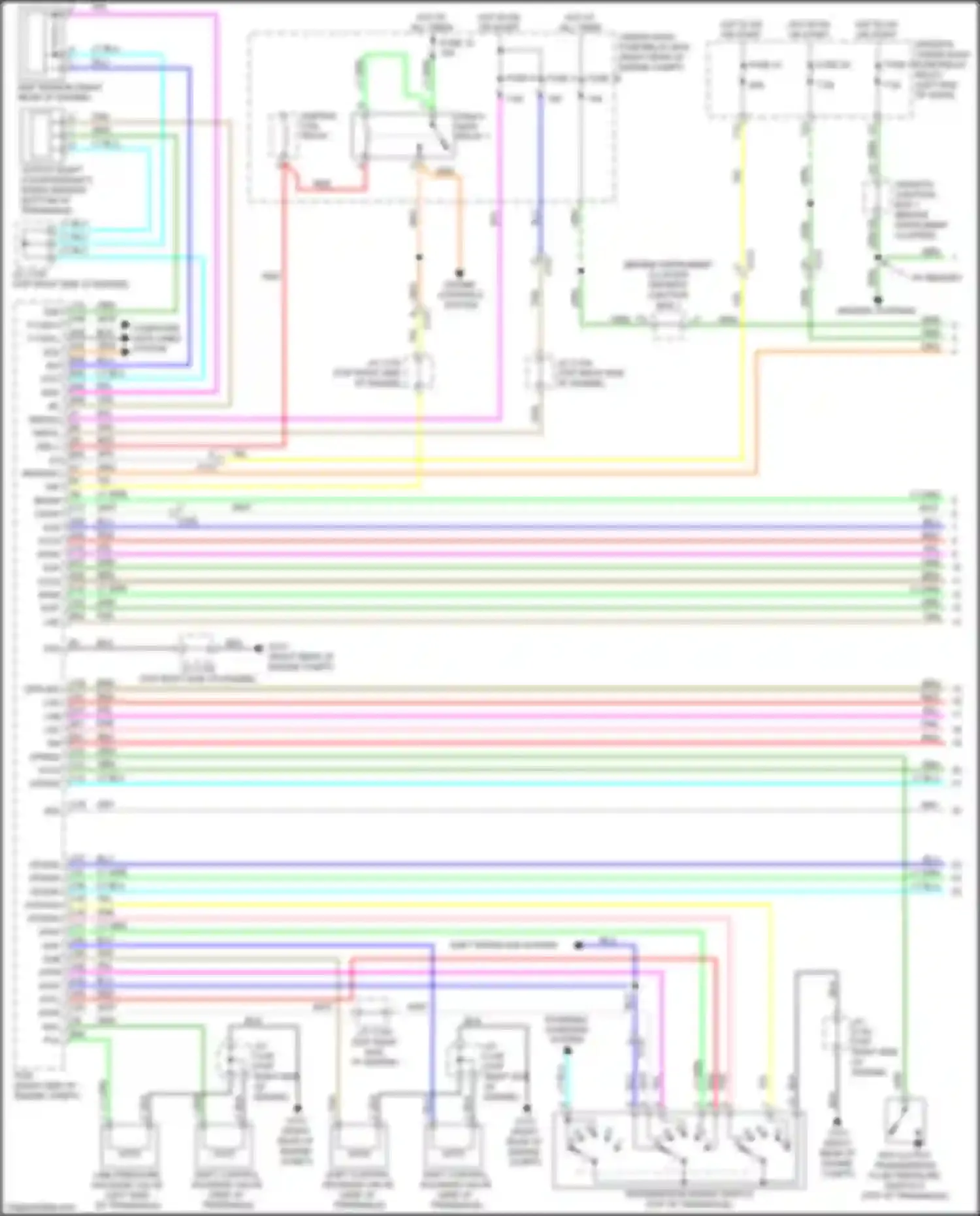 Wiring diagram pgm-fi main relay 1 for Honda Odyssey V (2013-2017) (3 of 4)