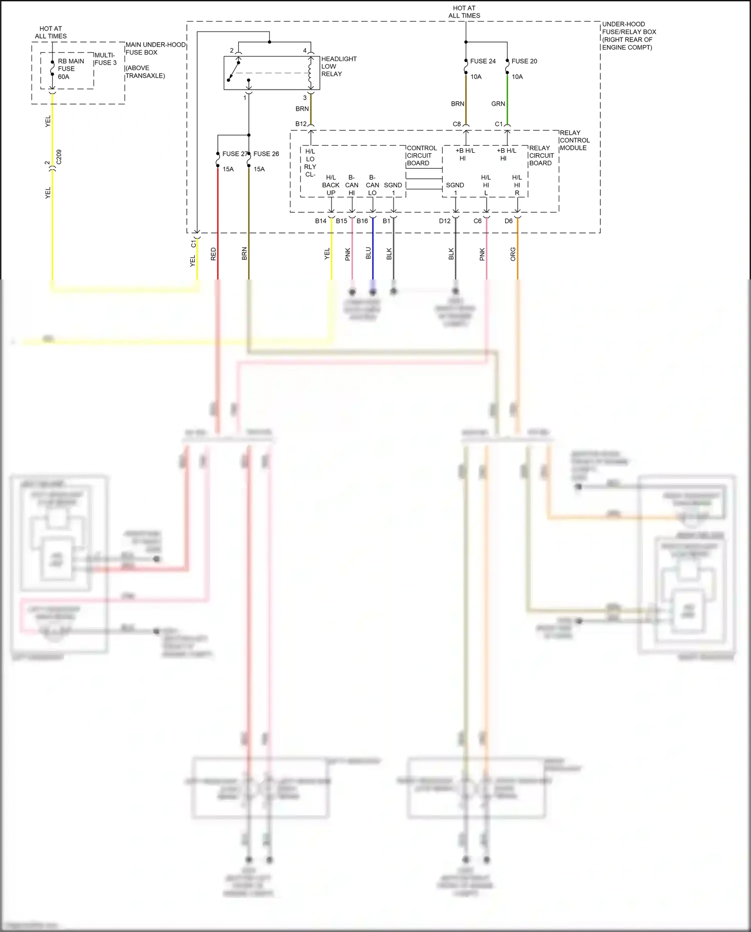 Wiring diagram pnk for Honda Odyssey V (2013-2017) (96 of 137)