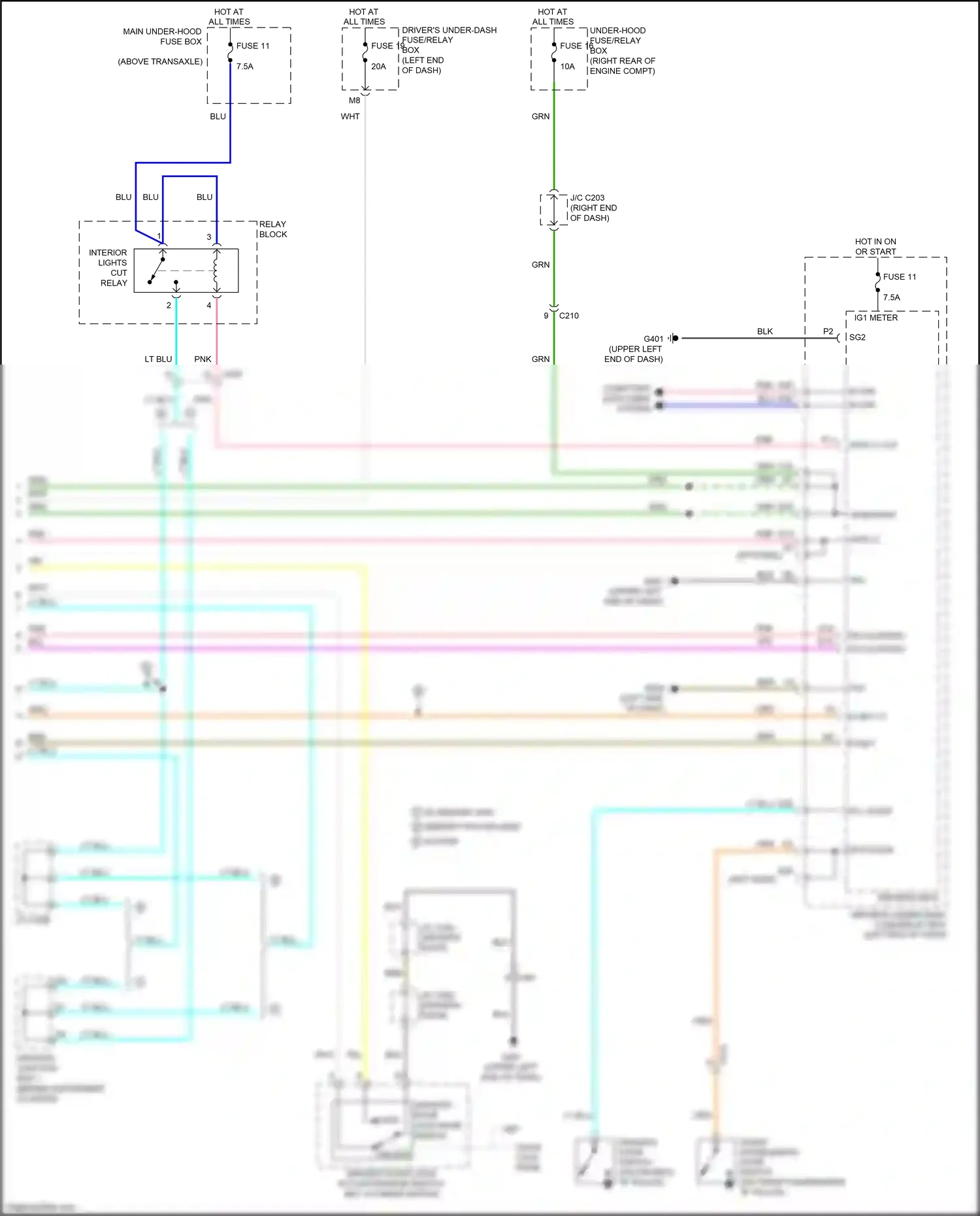 Wiring diagram pnk for Honda Odyssey V (2013-2017) (103 of 137)