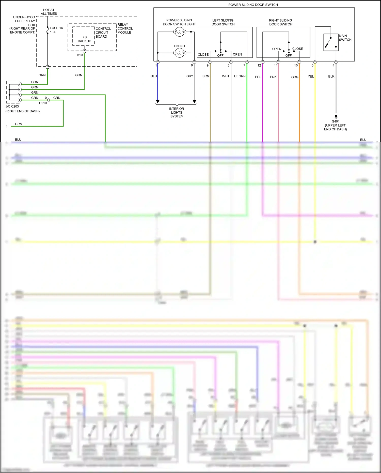 Wiring diagram pnk for Honda Odyssey V (2013-2017) (67 of 137)