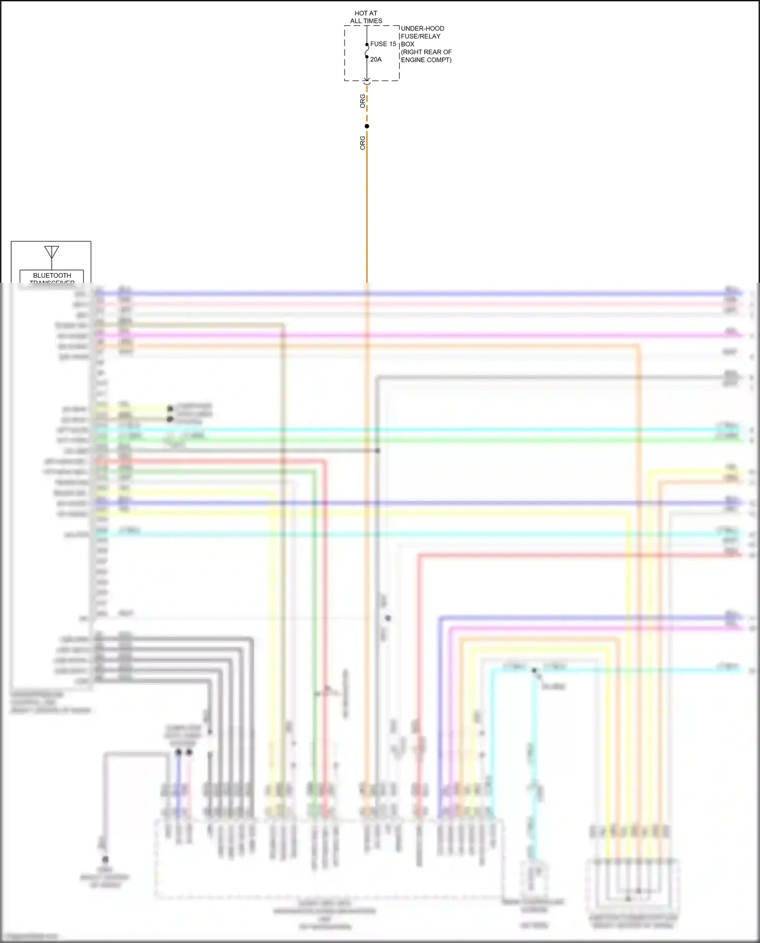 Wiring diagram pnk for Honda Odyssey V (2013-2017) (121 of 137)