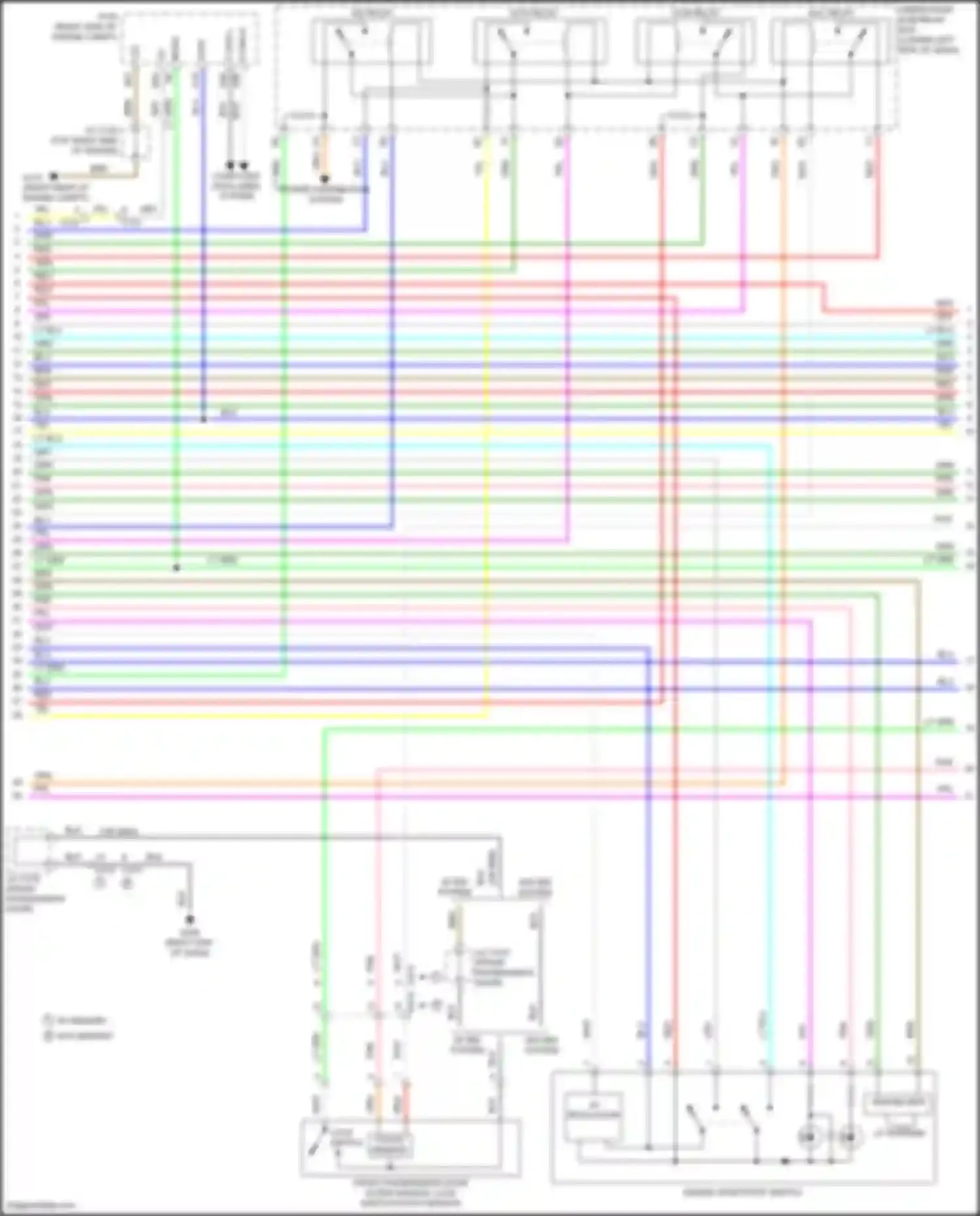 Wiring diagram power distribution system for Honda Odyssey V (2013-2017) (25 of 31)