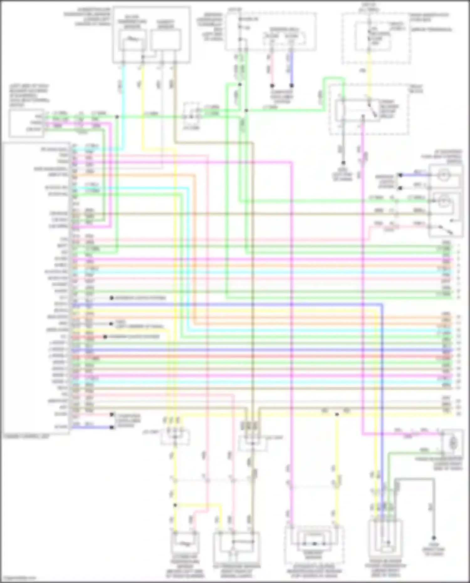 Wiring diagram ppl c/b open for Honda Odyssey V (2013-2017) (2 of 2)