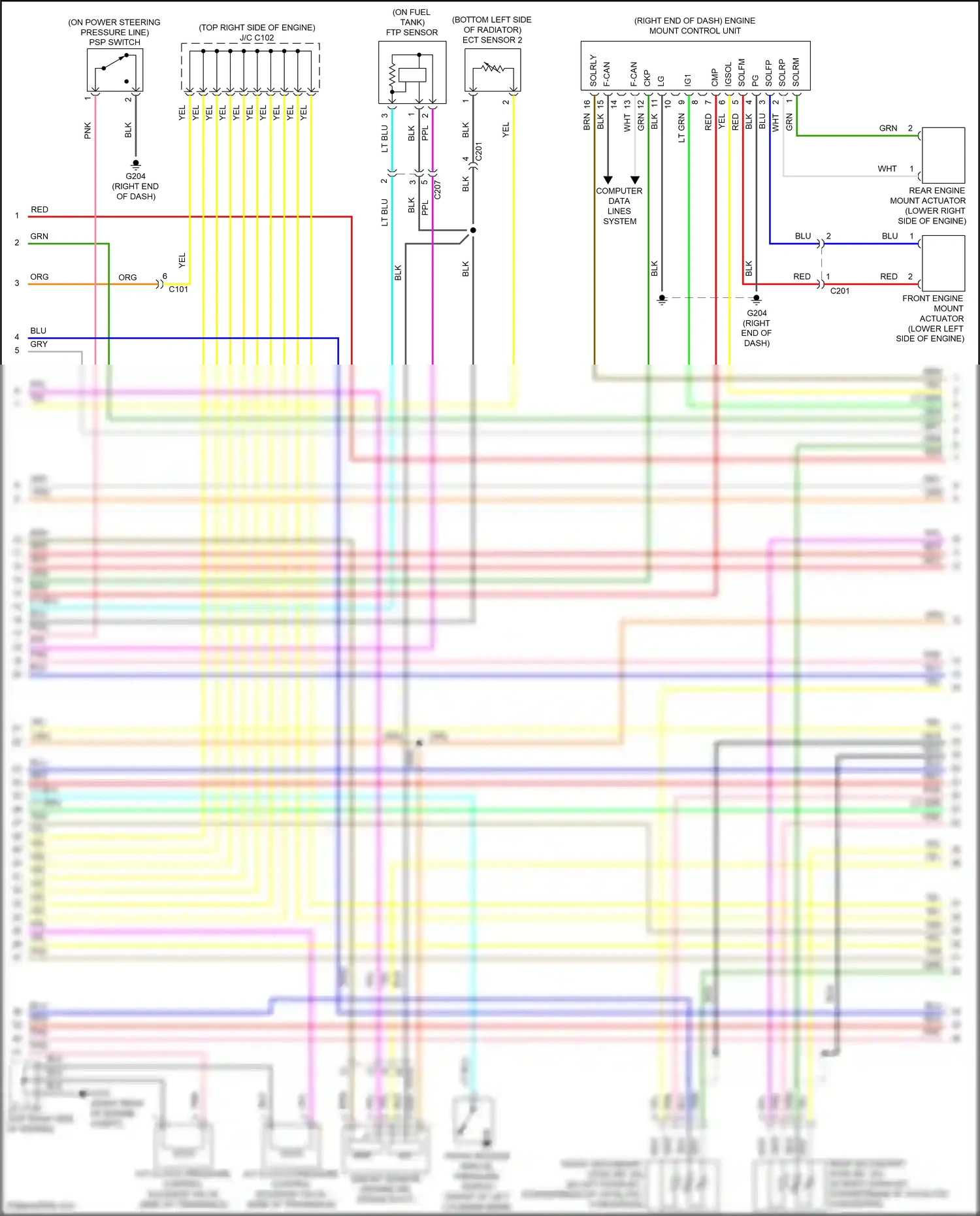 Wiring diagram red for Honda Odyssey V (2013-2017) (136 of 142)