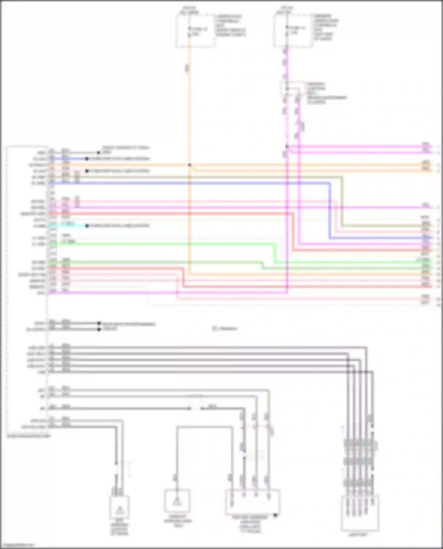 Wiring diagram rf in for Honda Odyssey V (2013-2017) (1 of 6)