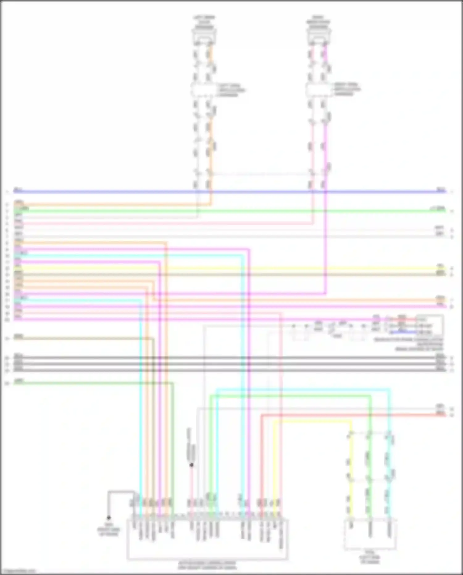 Wiring diagram swf pre- for Honda Odyssey V (2013-2017) (2 of 2)