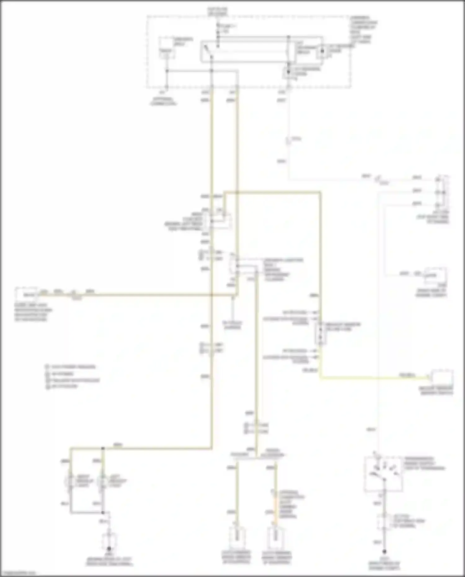 Wiring diagram transmission range switch for Honda Odyssey V (2013-2017) (2 of 18)