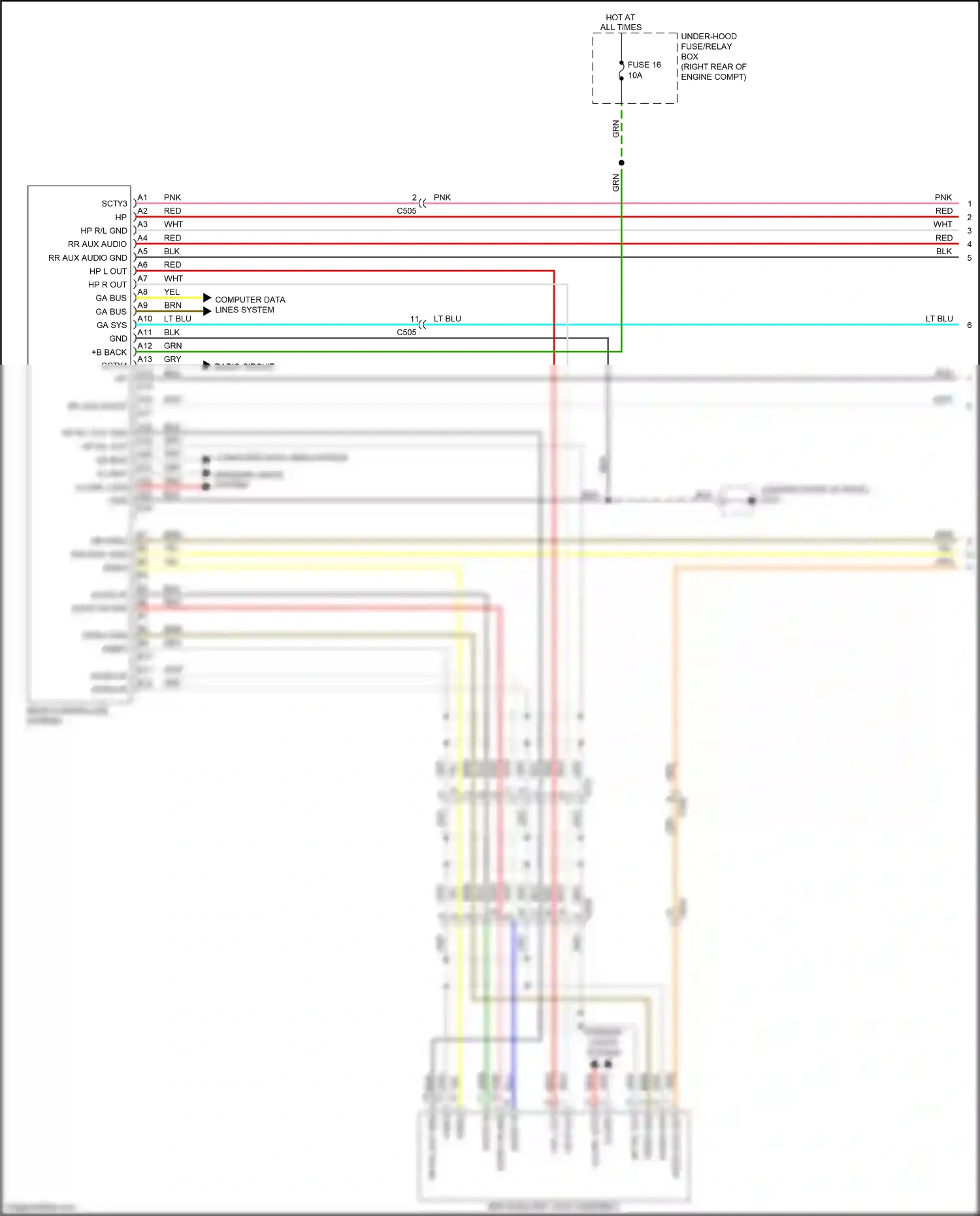 Wiring diagram video+ for Honda Odyssey V (2013-2017) (2 of 3)