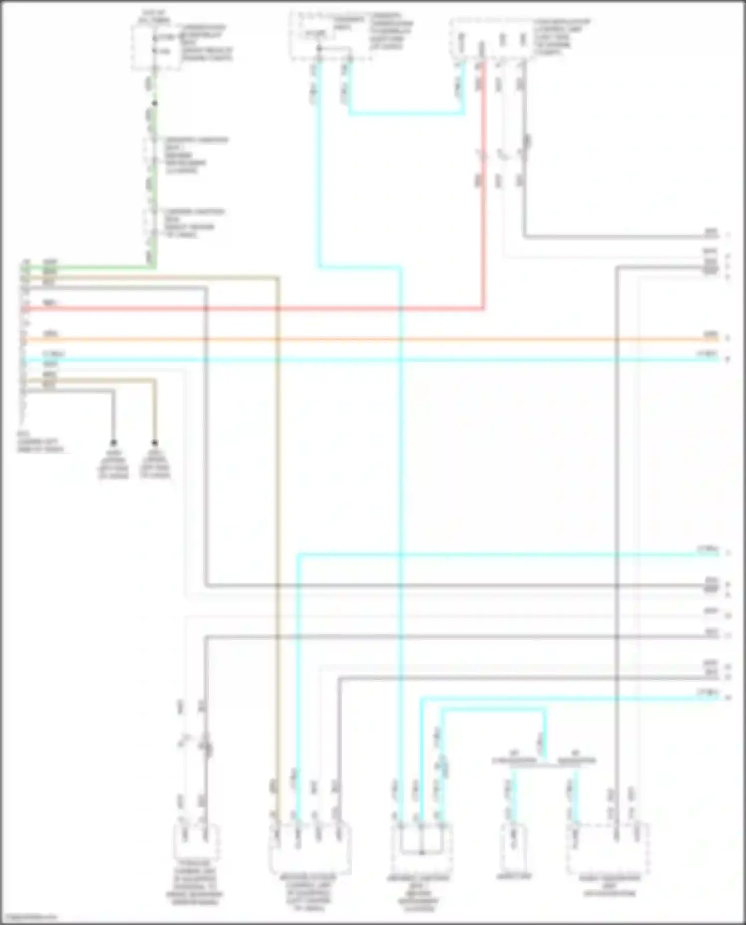 Wiring diagram vsa modulator control unit for Honda Odyssey V (2013-2017) (2 of 6)
