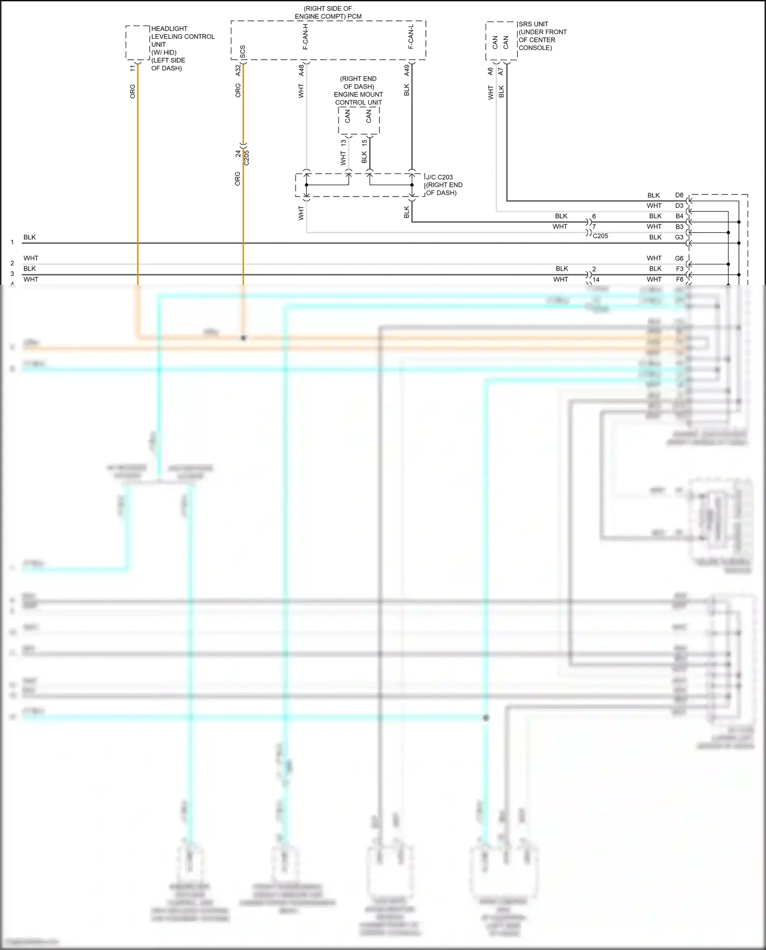 Honda Odyssey V (2013-2017) w/ keyless access wiring diagram  (21 of 22)
