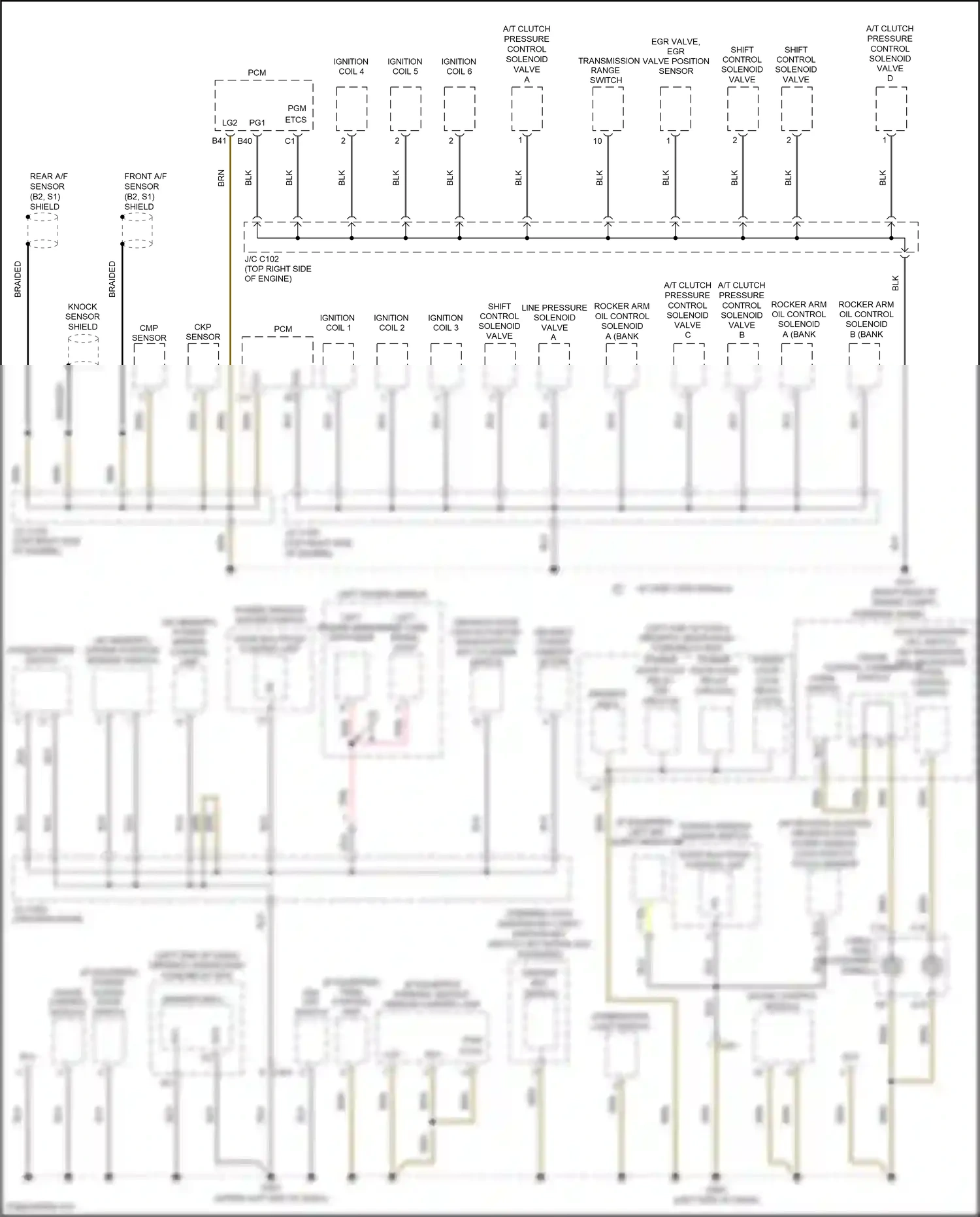Honda Odyssey V (2013-2017) w/ keyless access wiring diagram  (3 of 22)