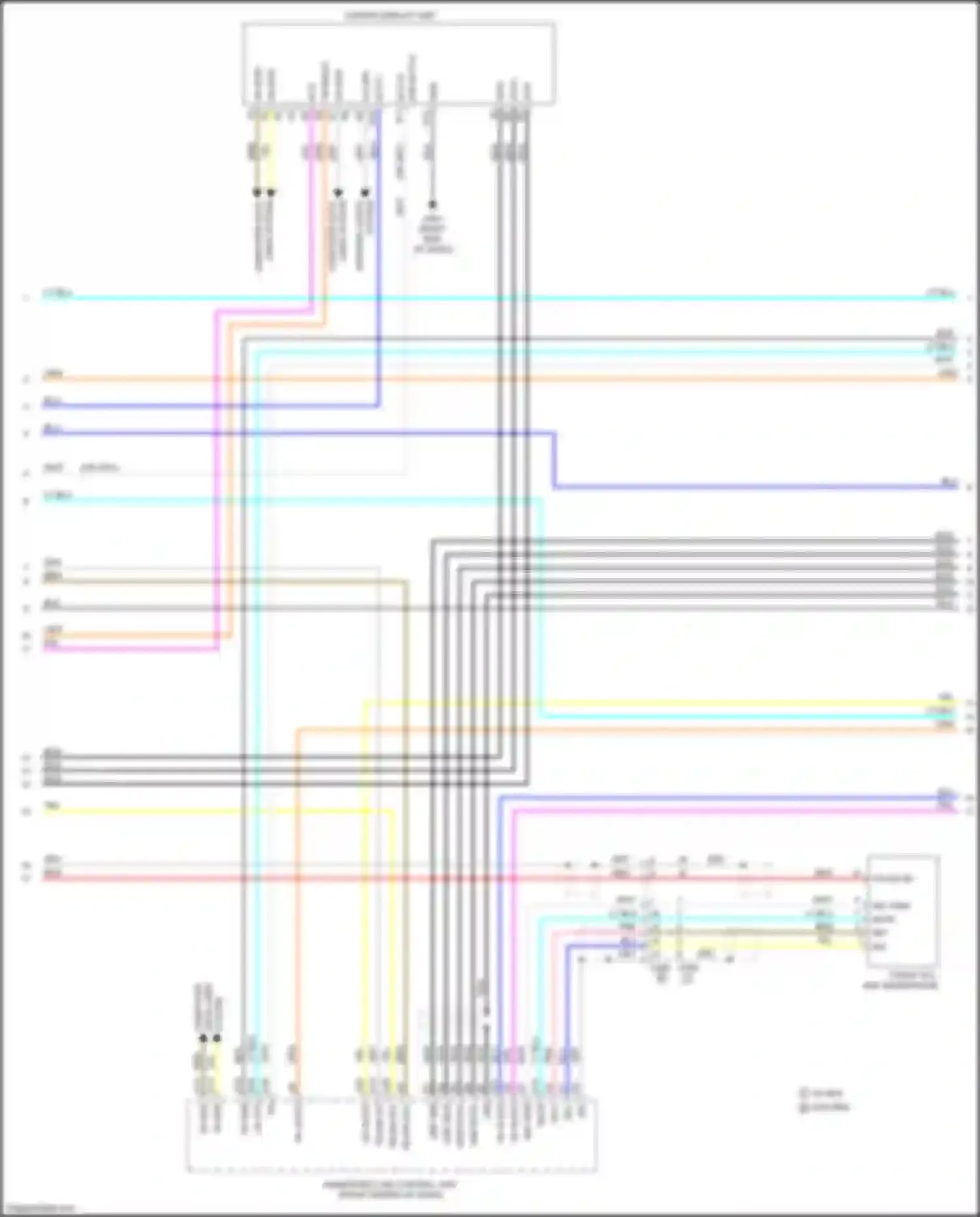 Wiring diagram w/ res w/o res for Honda Odyssey V (2013-2017) (6 of 6)