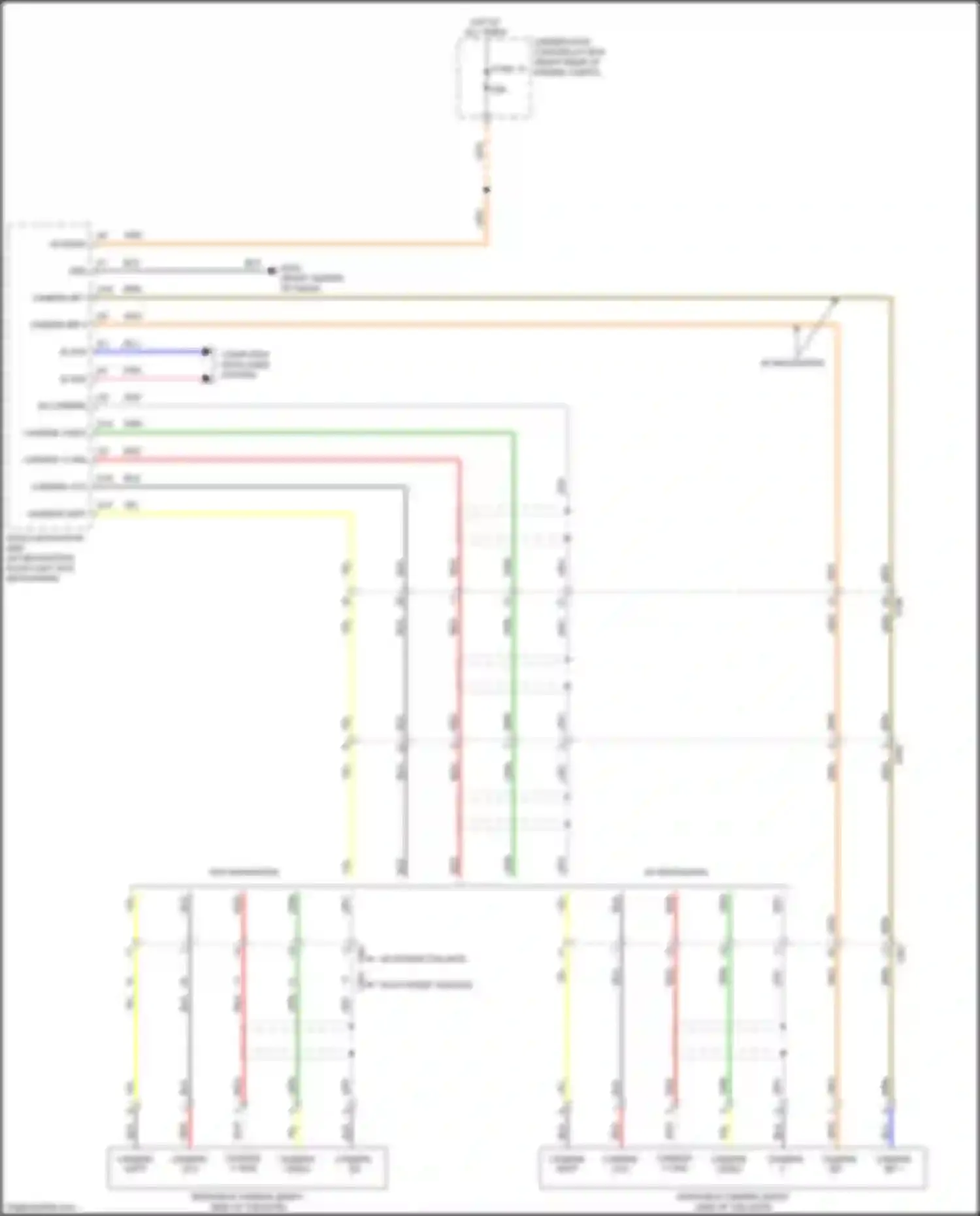 Wiring diagram w/o power tailgate for Honda Odyssey V (2013-2017) (9 of 9)