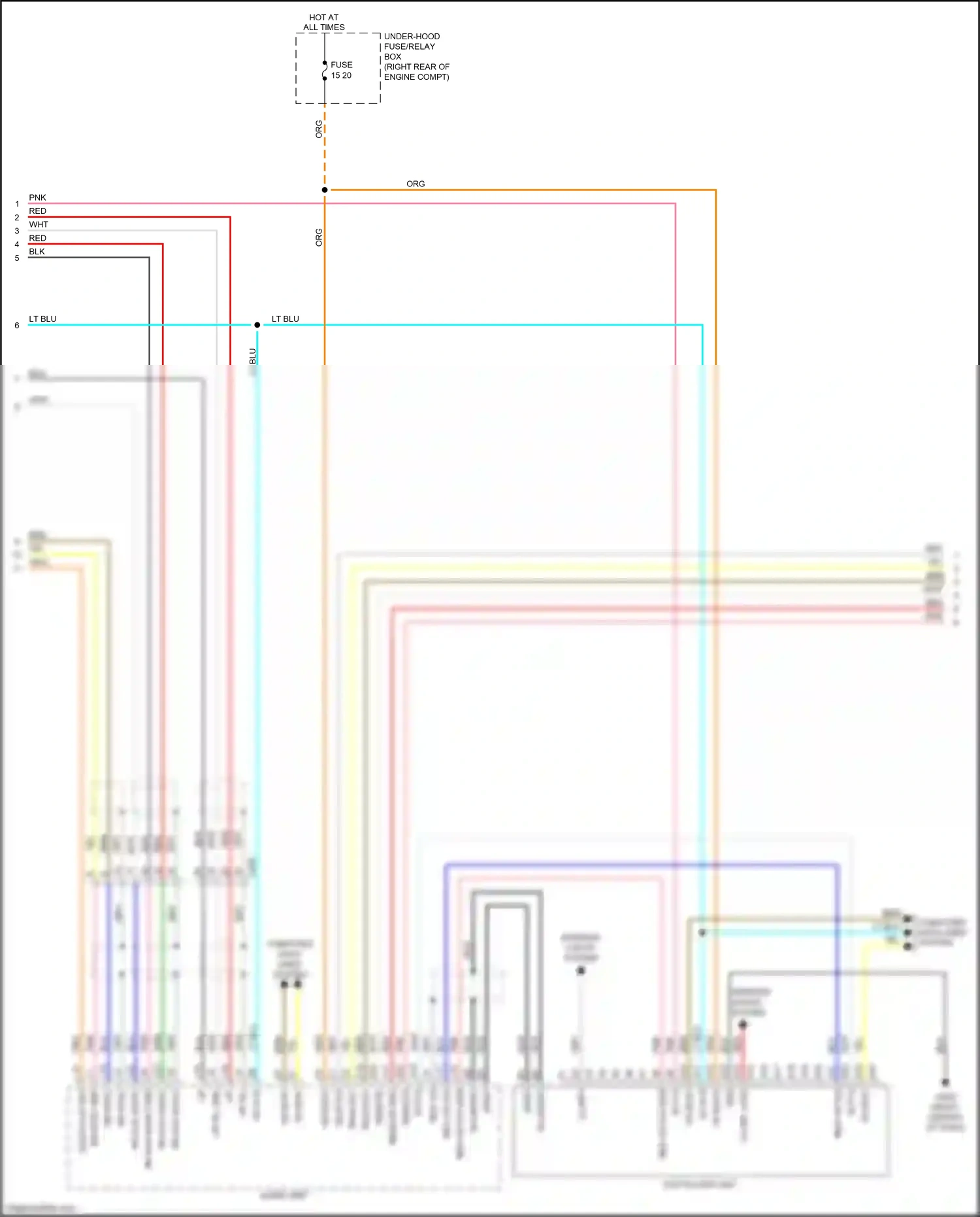 Wiring diagram yel for Honda Odyssey V (2013-2017) (19 of 134)