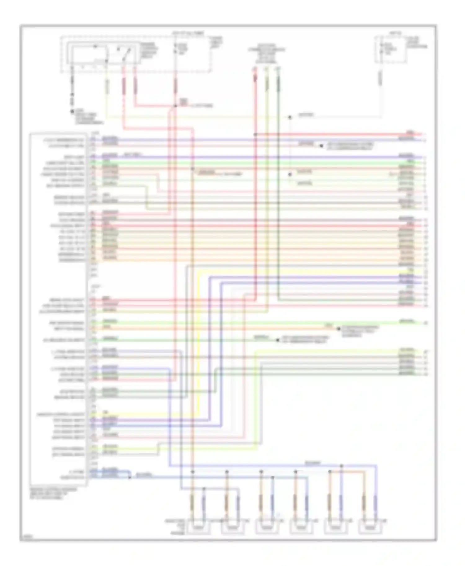 Passport Honda I (1993-1997): Wiring diagram engine performance 3.2ls (1 of 3)