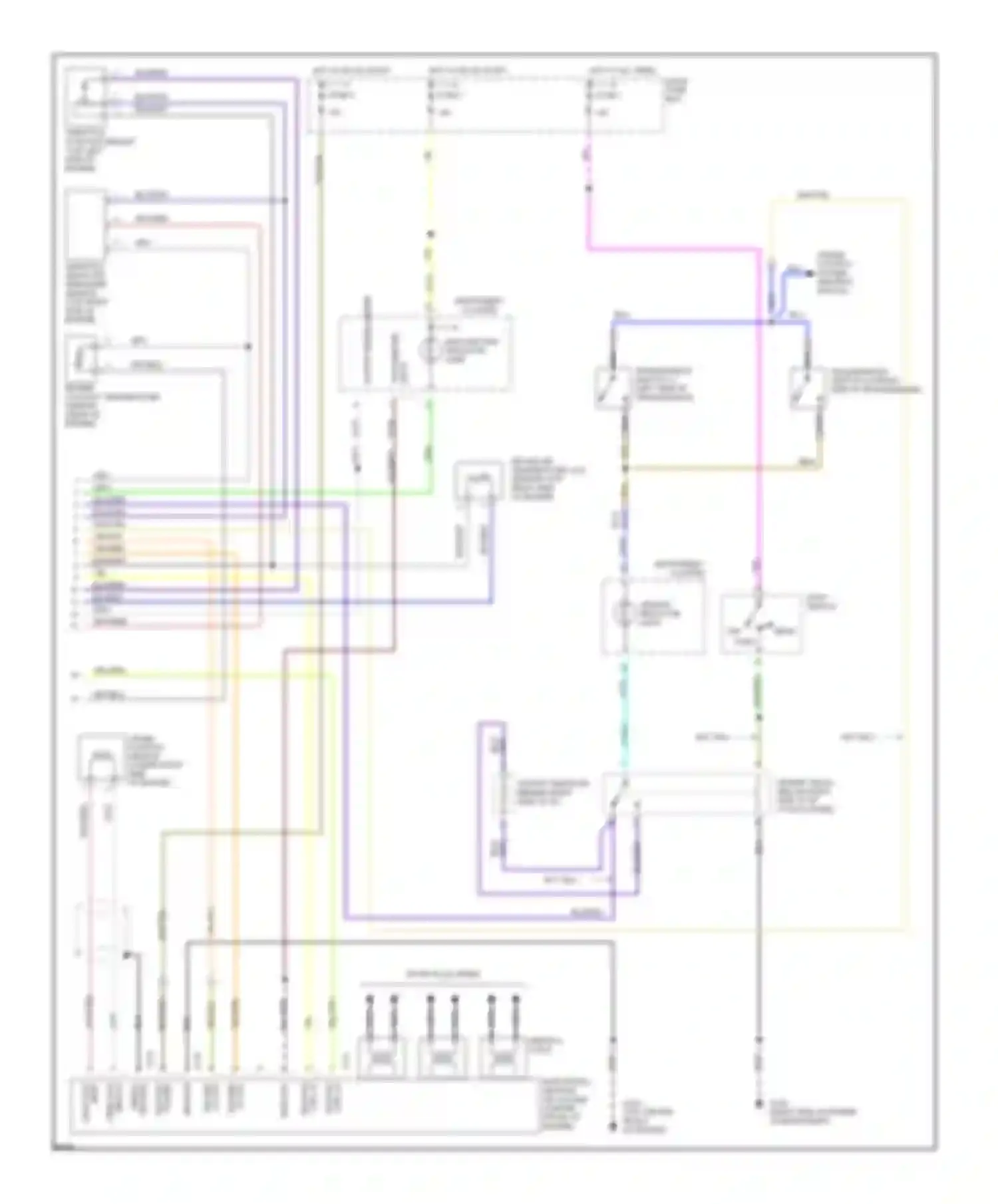 Passport Honda I (1993-1997): Wiring diagram engine performance 3.2ls (3 of 3)