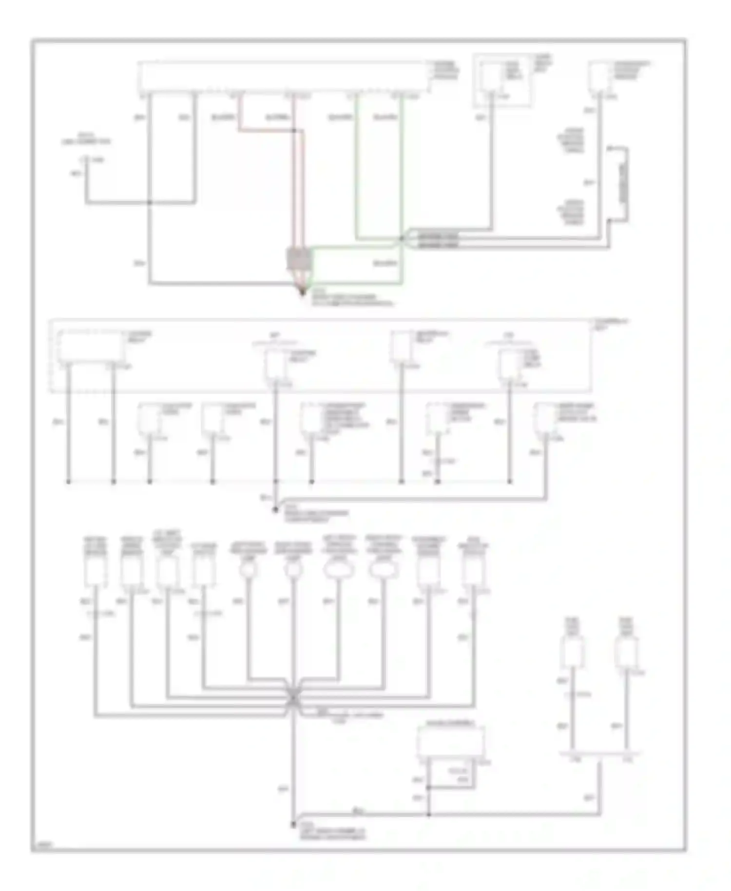 Passport Honda I (1993-1997): Ground distribution circuit, late production (2 of 3)