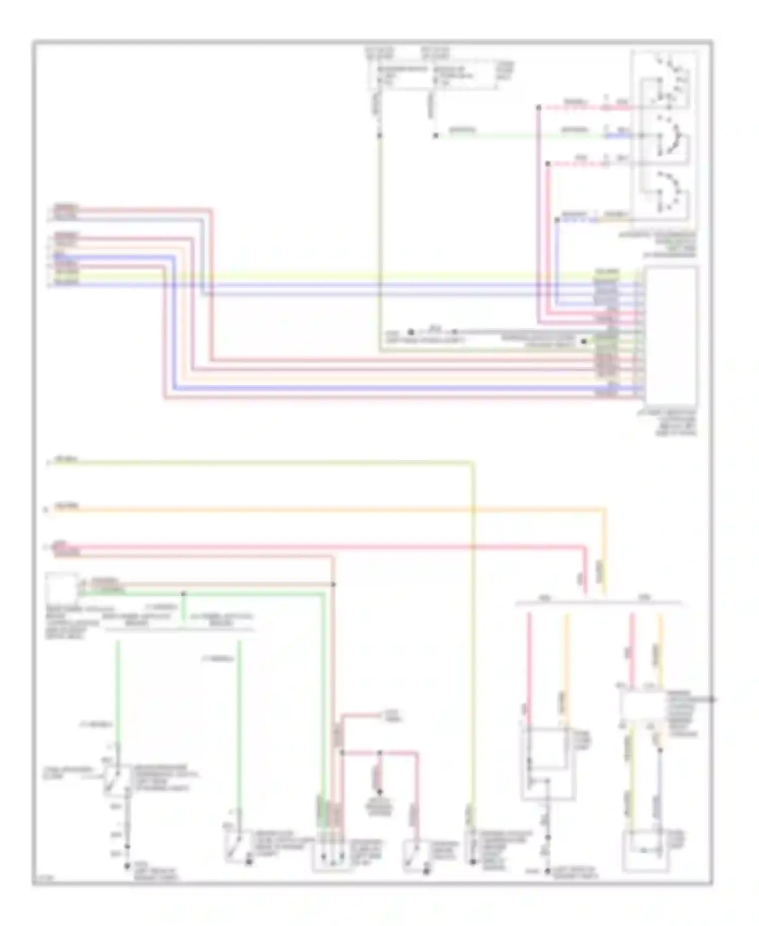 Passport Honda I (1993-1997): 3.2l, instrument cluster circuit, late production (2 of 2)