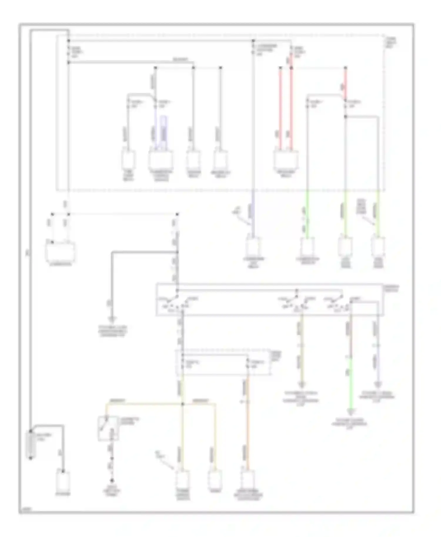Passport Honda I (1993-1997): Power distribution circuit, early production (1 of 5)