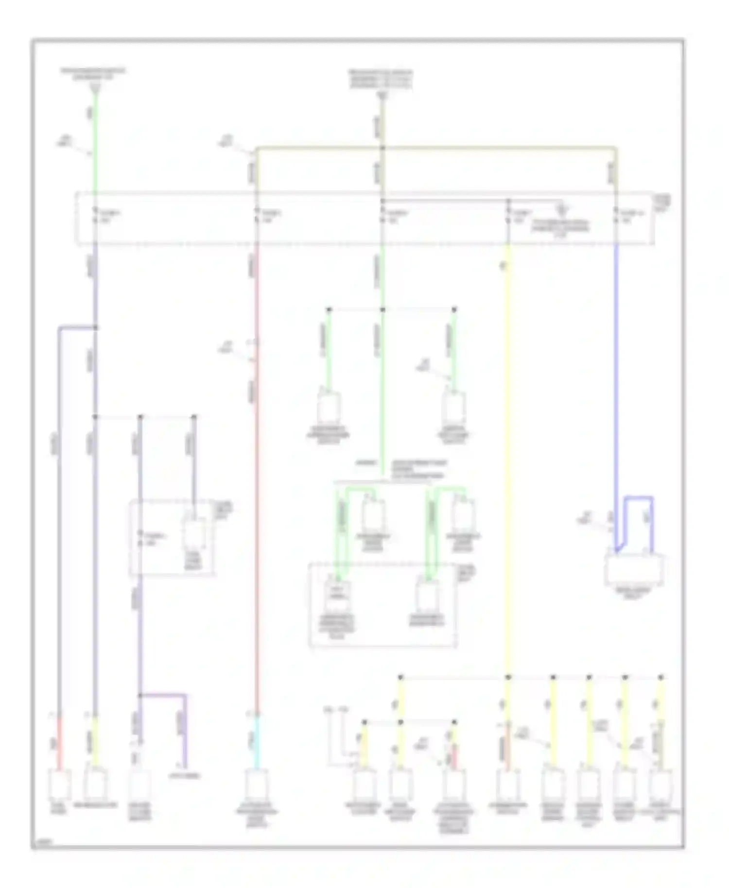 Passport Honda I (1993-1997): Power distribution circuit, early production (4 of 5)