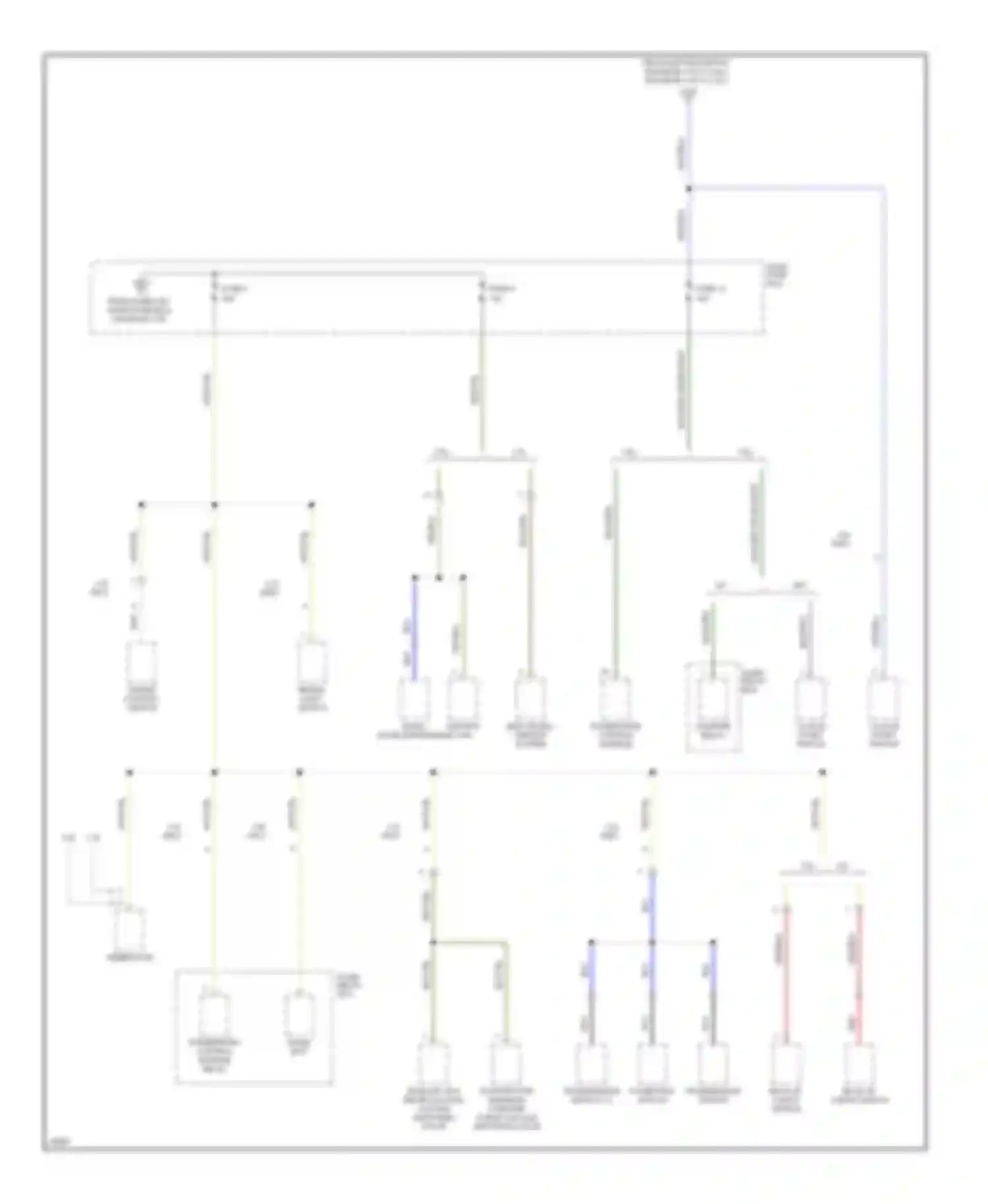 Passport Honda I (1993-1997): Power distribution circuit, early production (5 of 5)