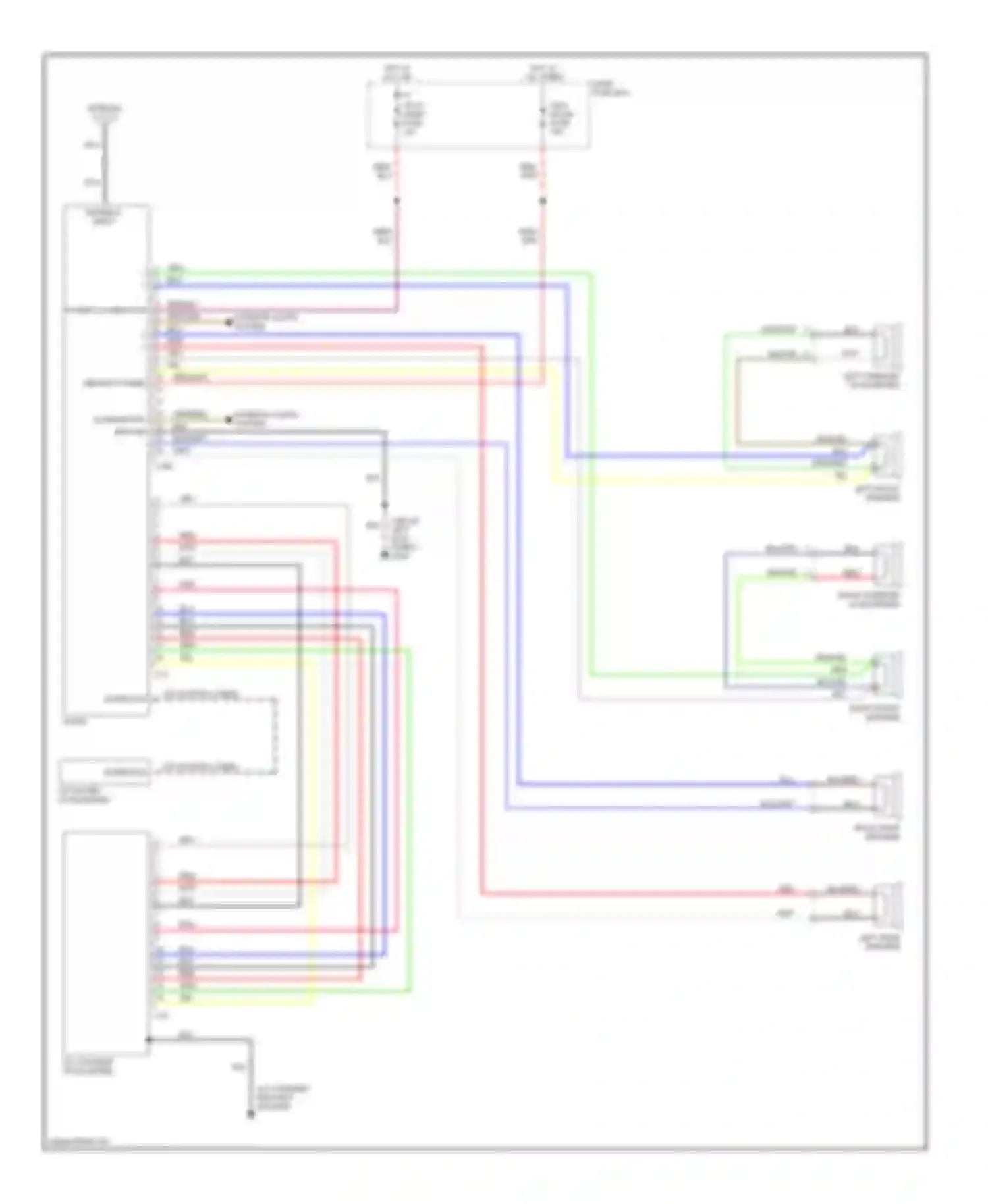Passport Honda I (1993-1997): Radio circuits, late production