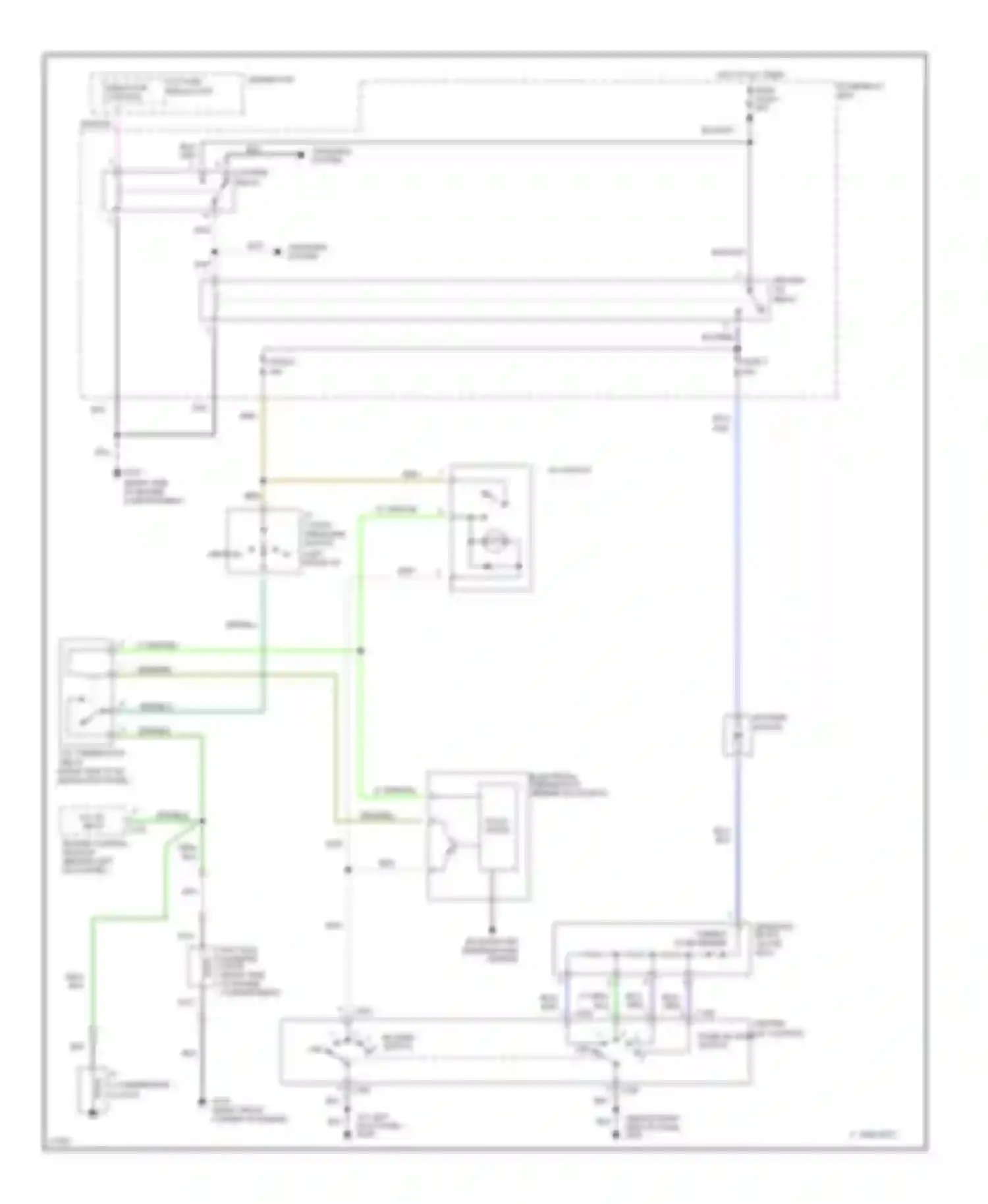 Wiring diagram 1995 vftc for Honda Passport I (1993-1997) (1 of 16)