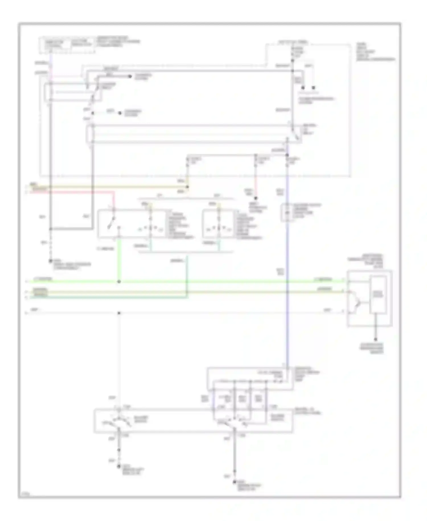 Wiring diagram fuse 8 for Honda Passport I (1993-1997) (2 of 9)