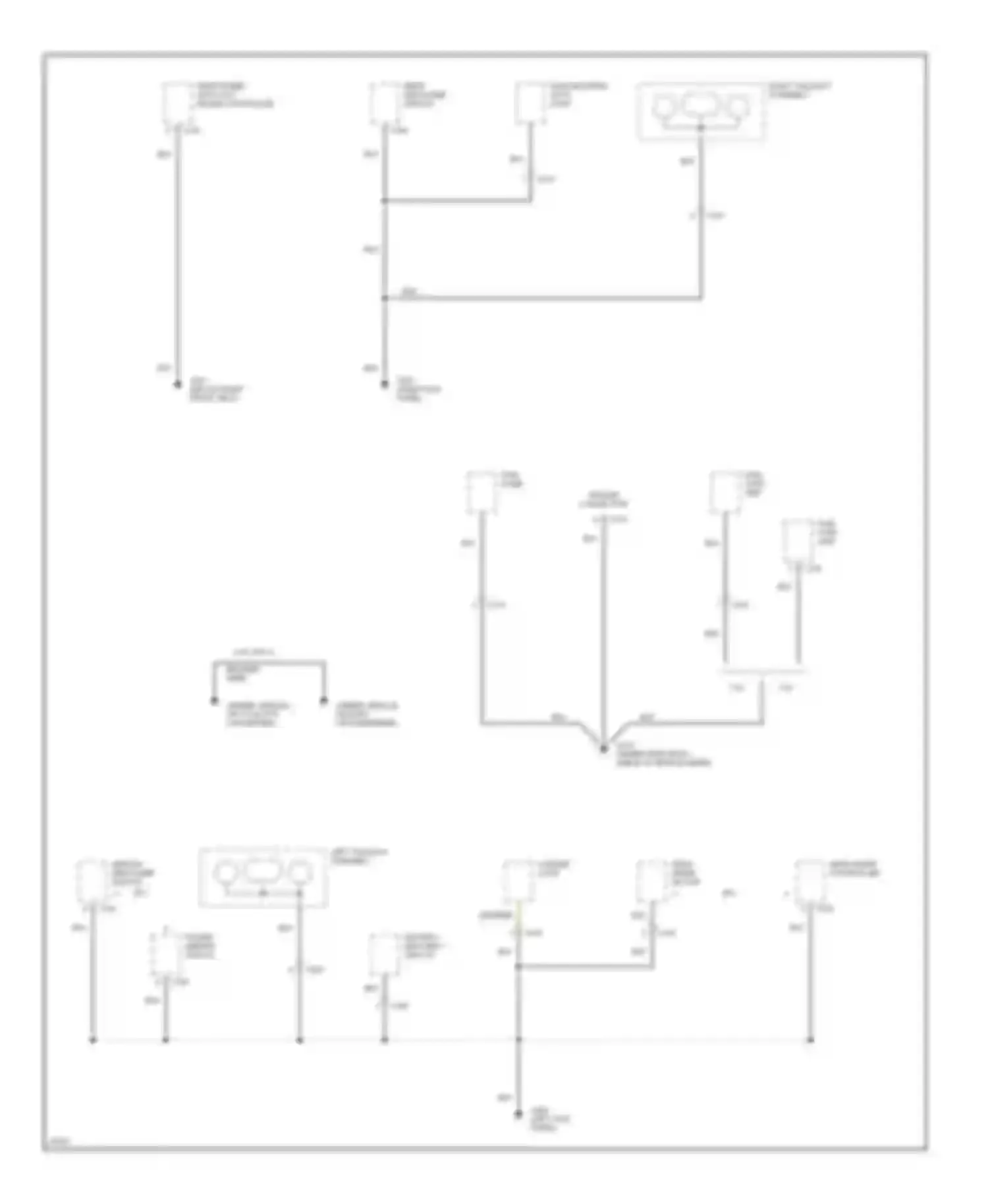 Wiring diagram high mounted stop light for Honda Passport I (1993-1997) (1 of 1)