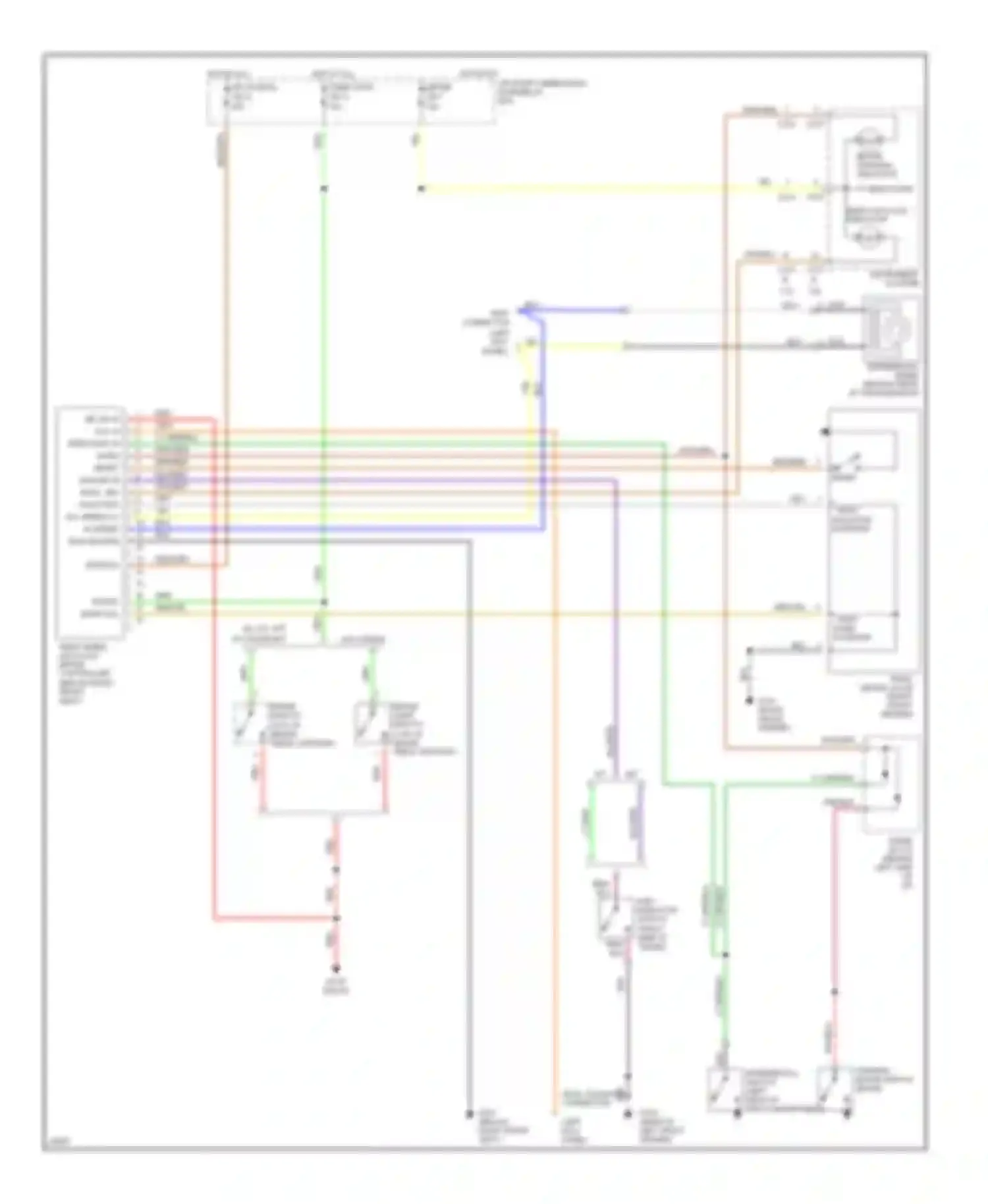 Wiring diagram meter cb-7 for Honda Passport I (1993-1997) (2 of 4)