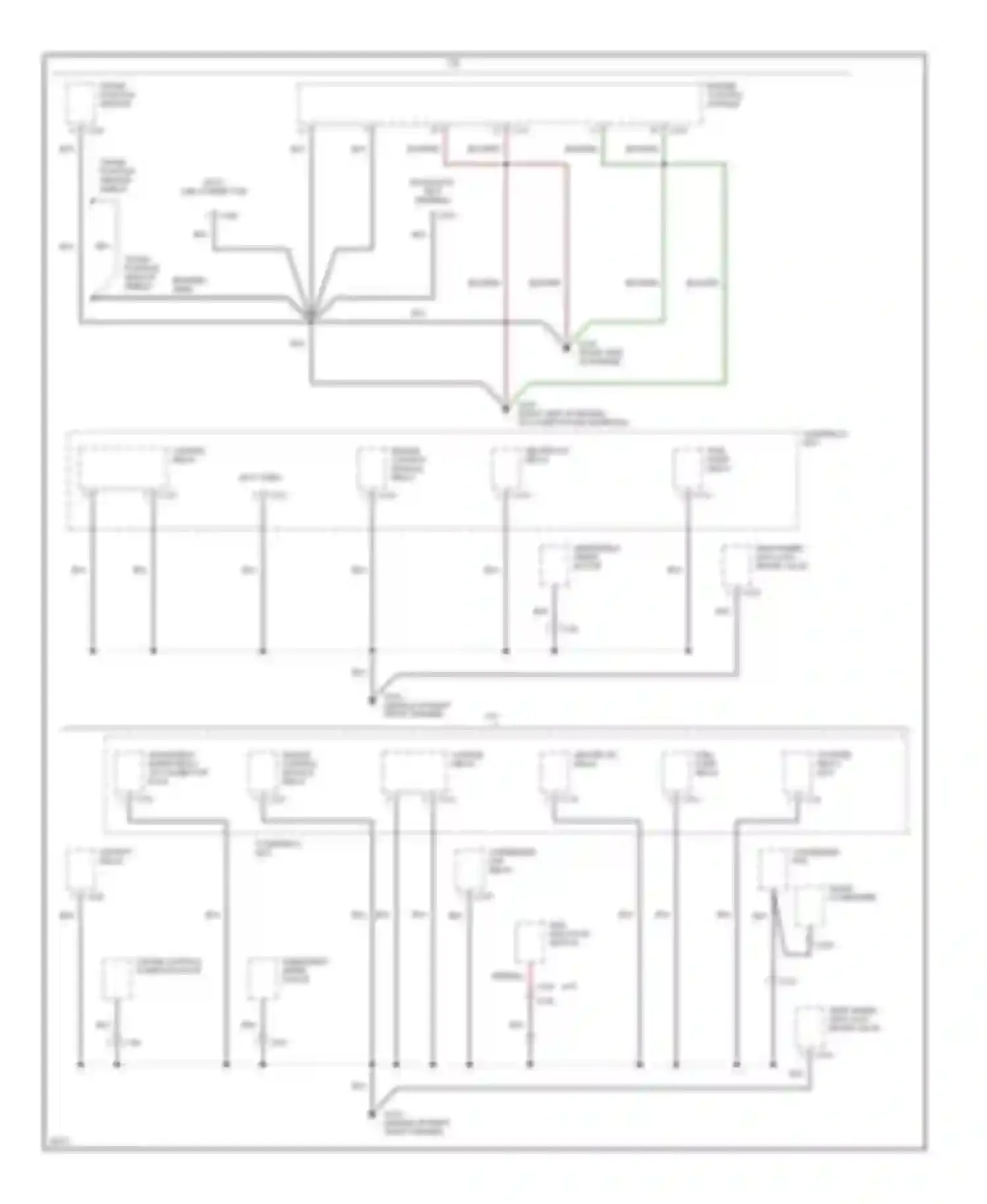 Wiring diagram noise condenser for Honda Passport I (1993-1997) (1 of 2)