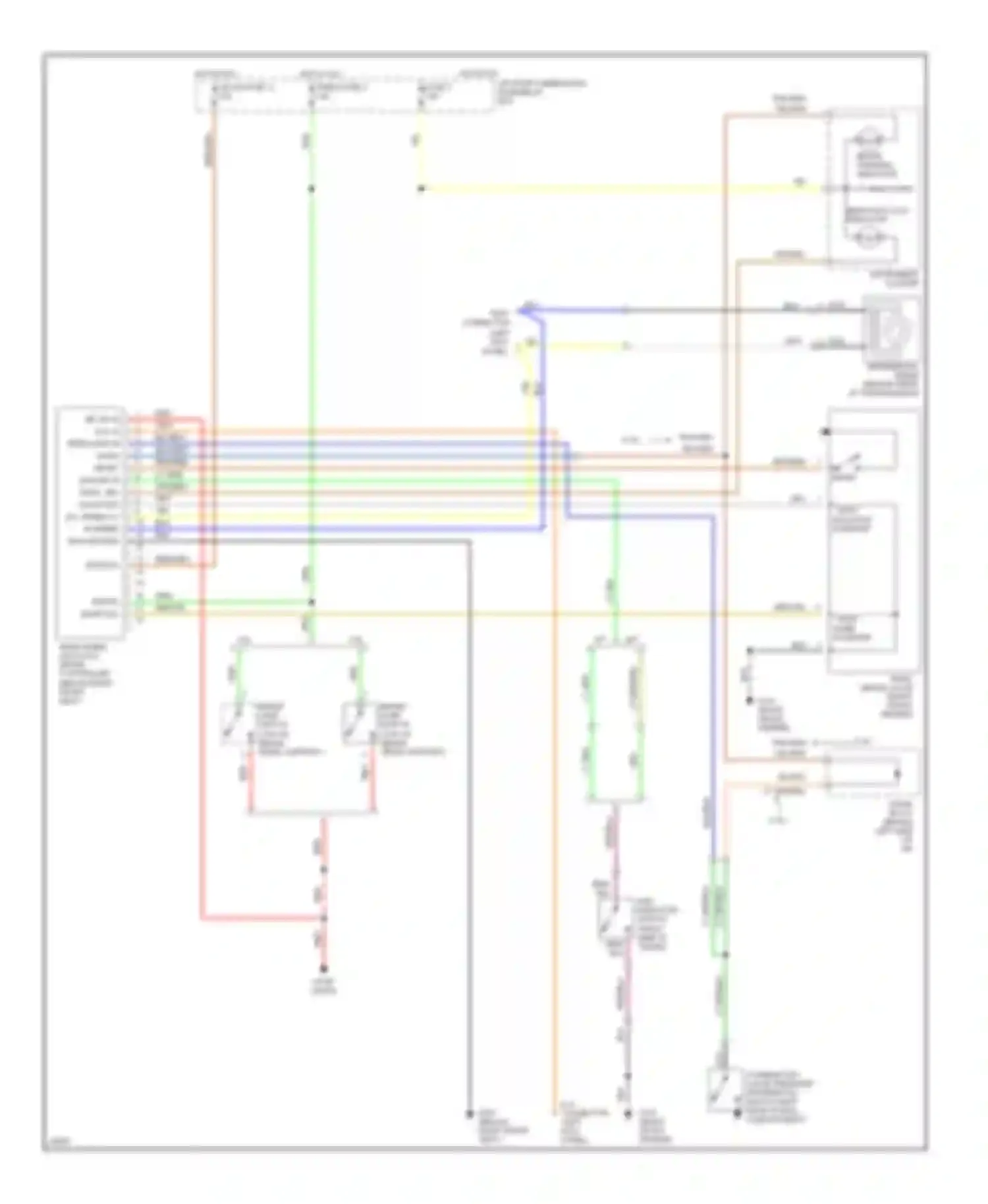 Wiring diagram pwr in dump sol for Honda Passport I (1993-1997) (1 of 2)