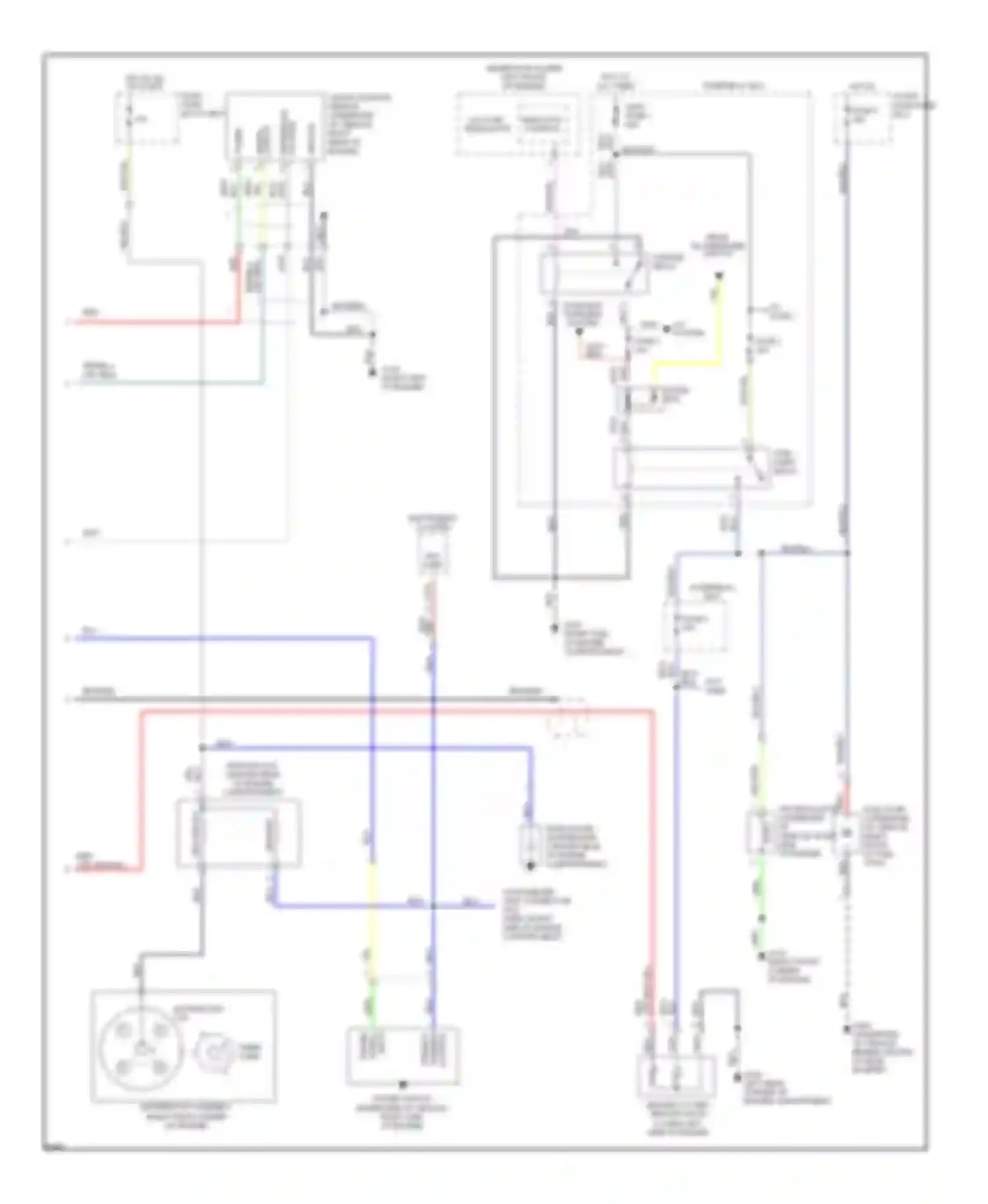 Wiring diagram timer core for Honda Passport I (1993-1997) (1 of 1)