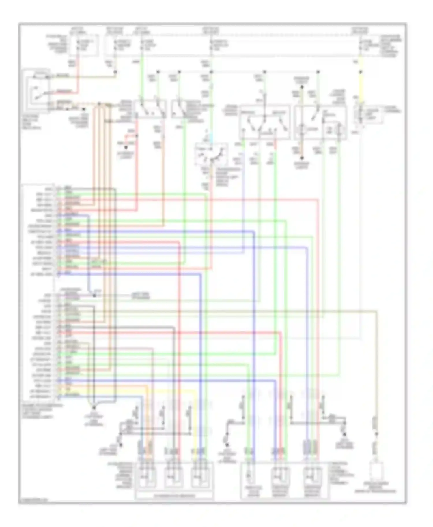 Passport Honda II (1997-2002): Cruise control circuit