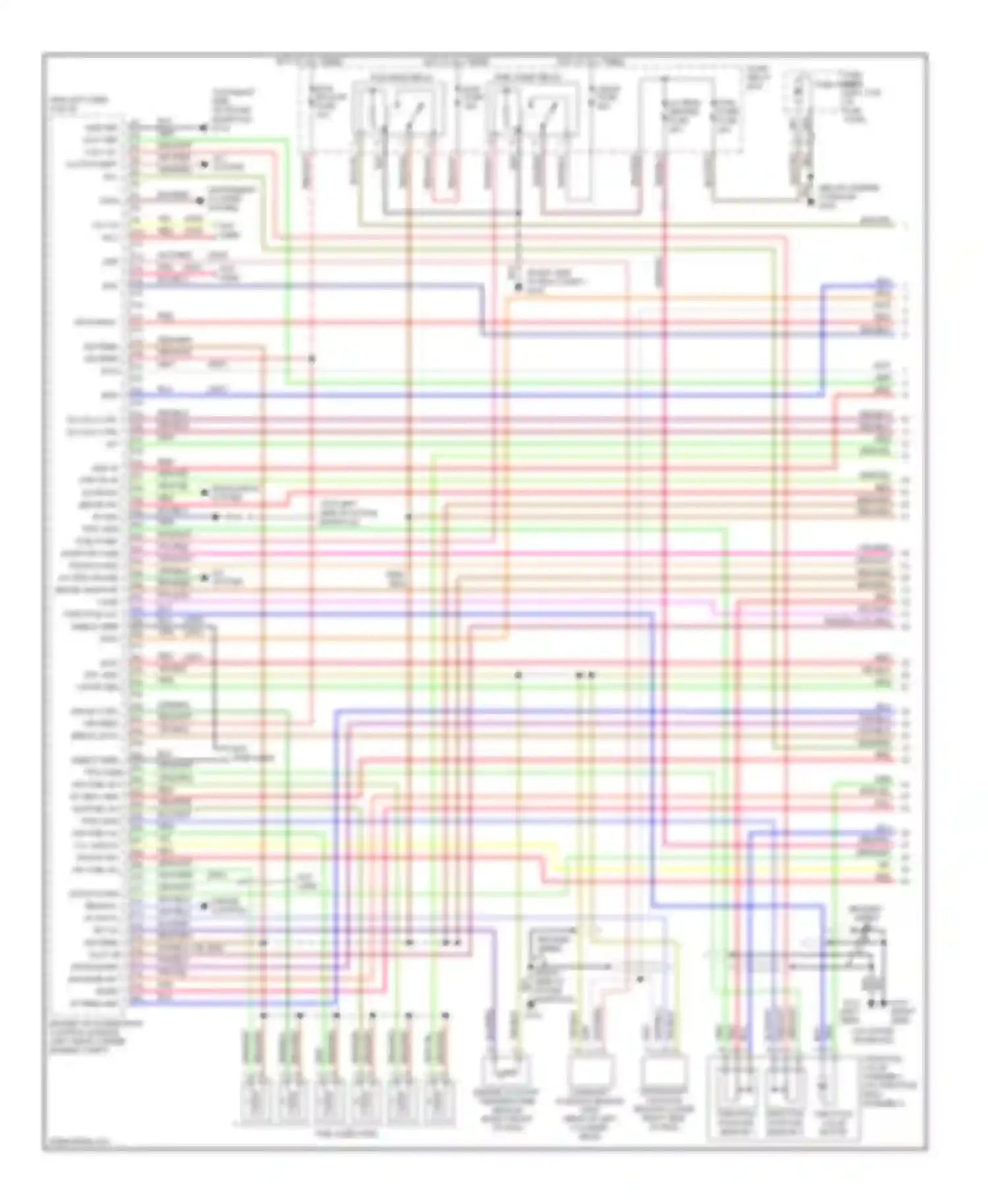 Passport Honda II (1997-2002): Wiring diagram engine performance 3.2ls (1 of 4)