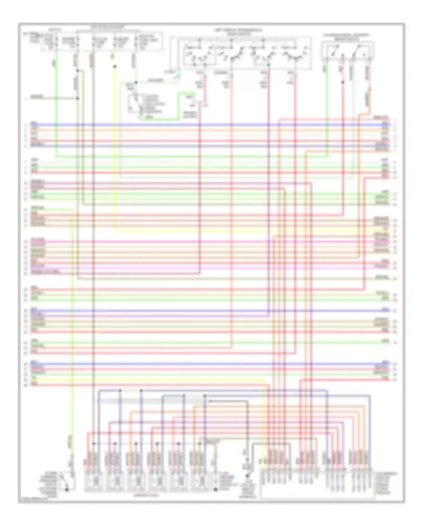Passport Honda II (1997-2002): Wiring diagram engine performance 3.2ls (2 of 4)