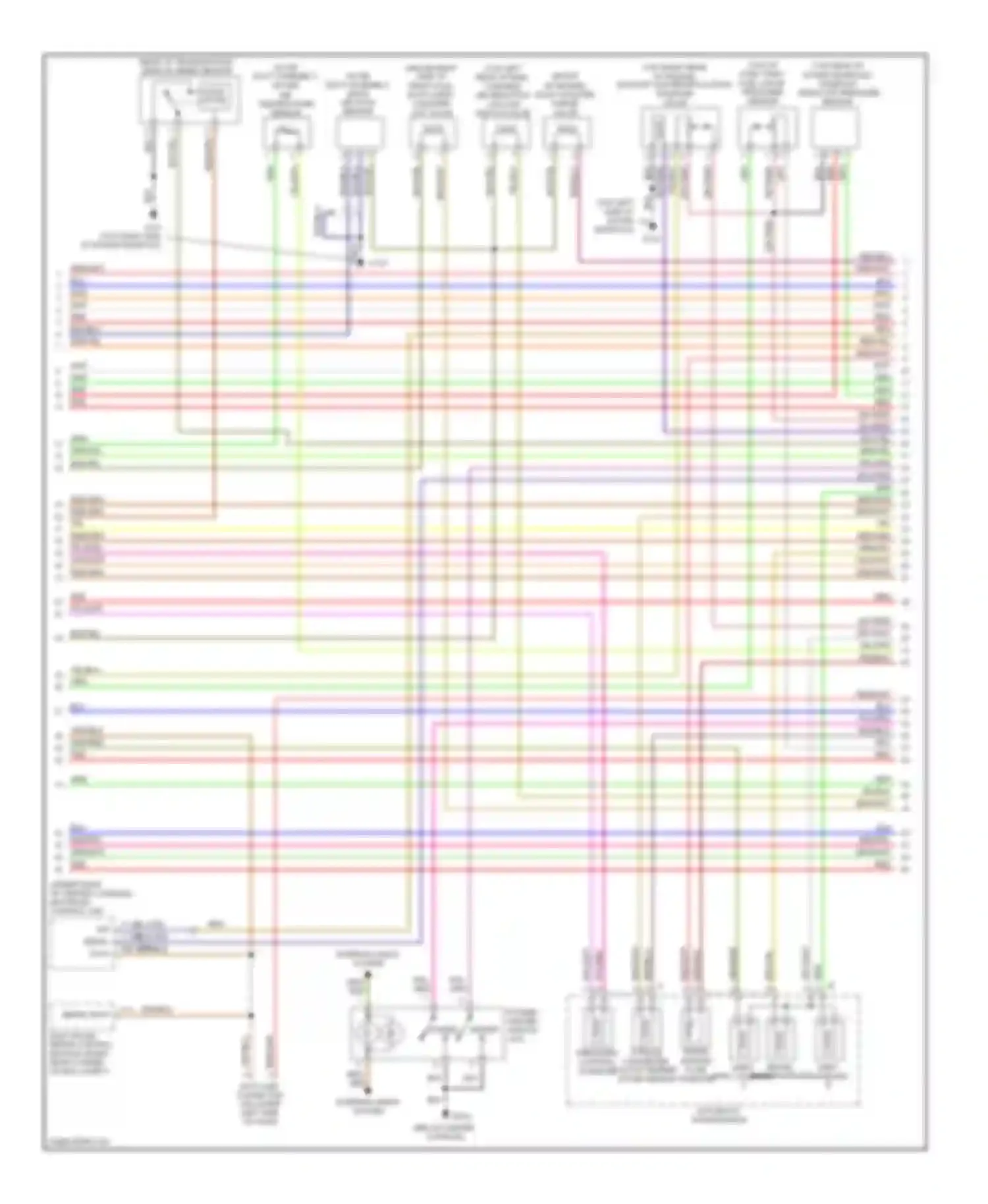 Passport Honda II (1997-2002): Wiring diagram engine performance 3.2ls (3 of 4)