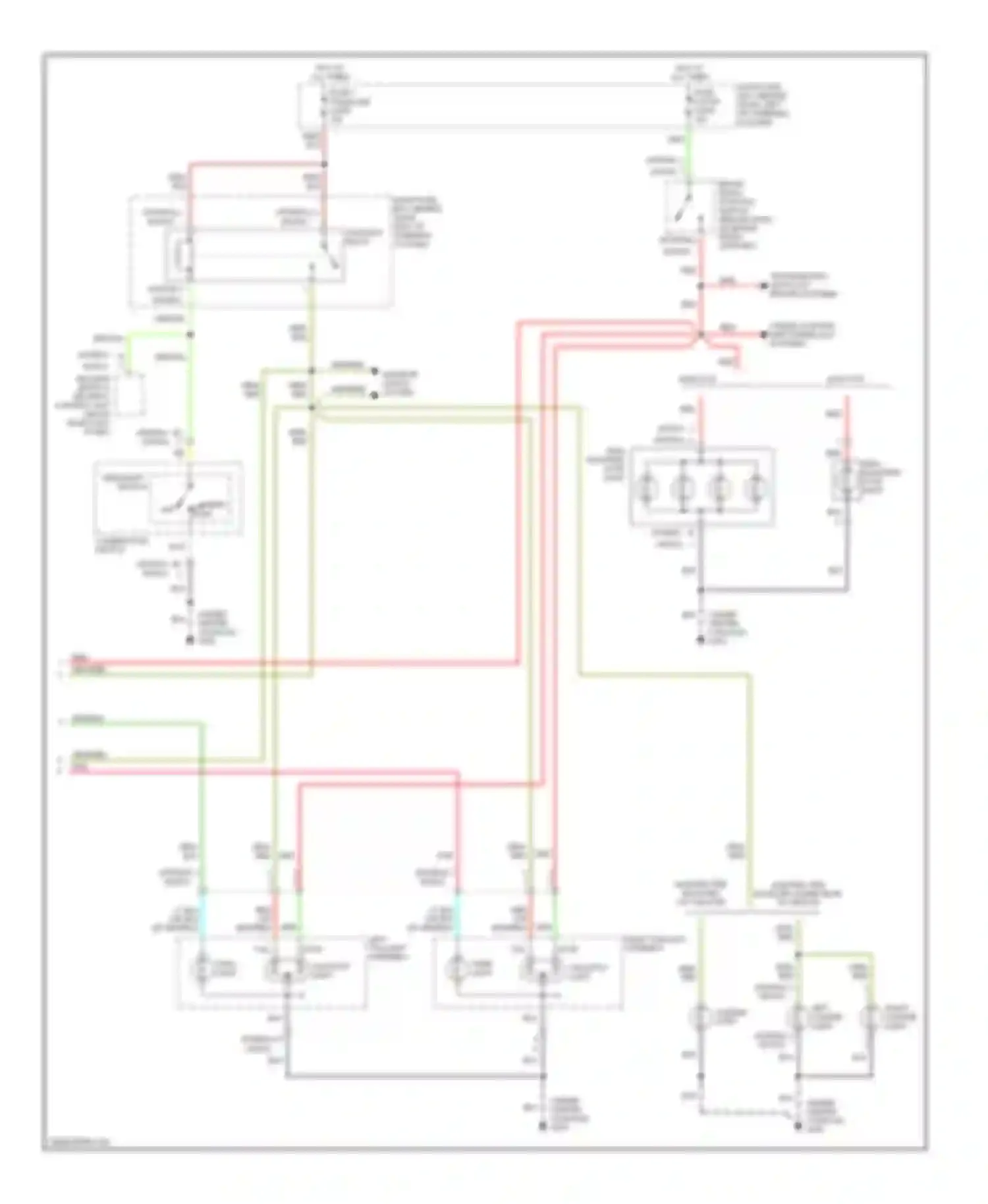Passport Honda II (1997-2002): Exterior lamps circuit (2 of 2)